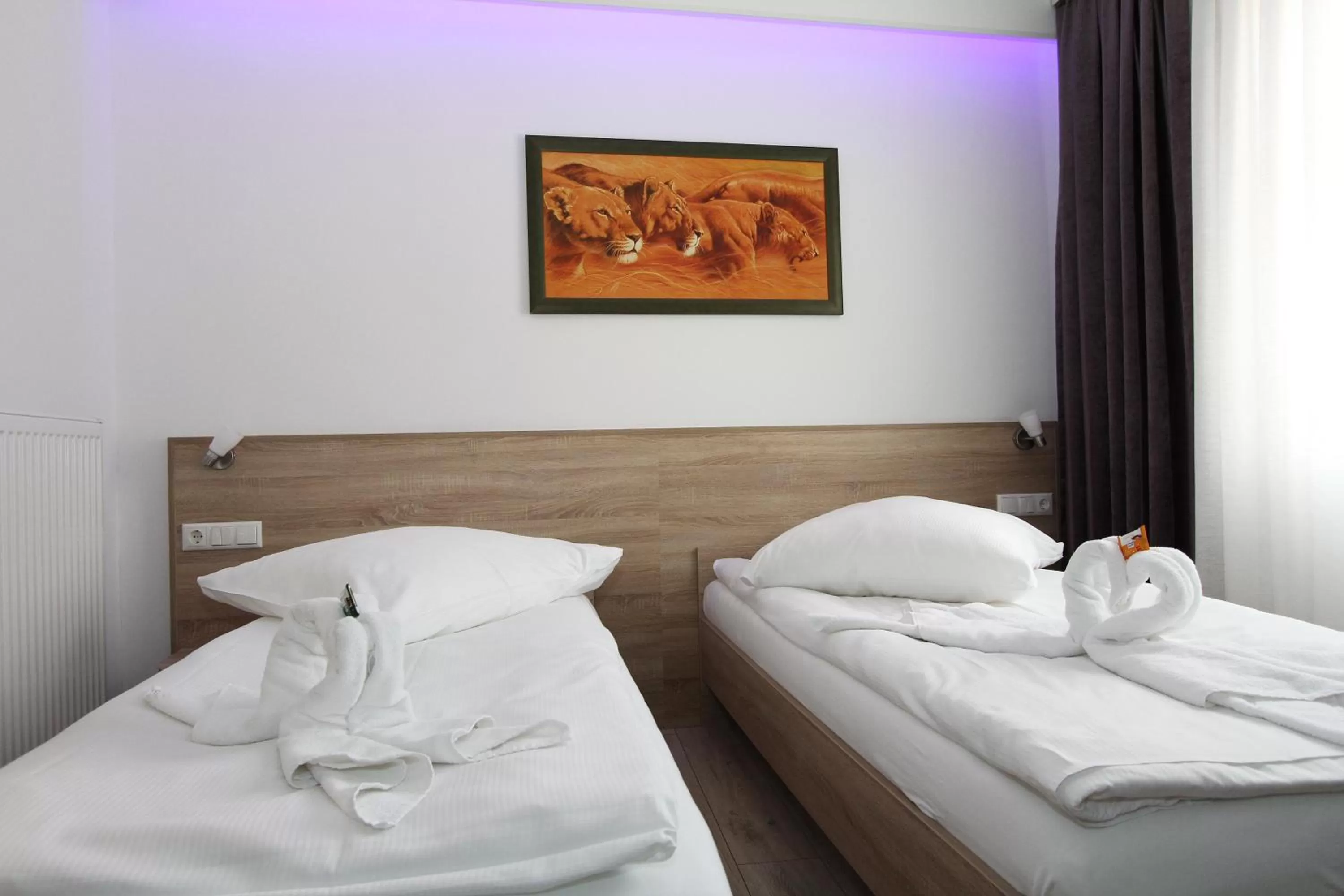 Bedroom, Bed in Pension Villa Colosseo im Herzen von Meiningen