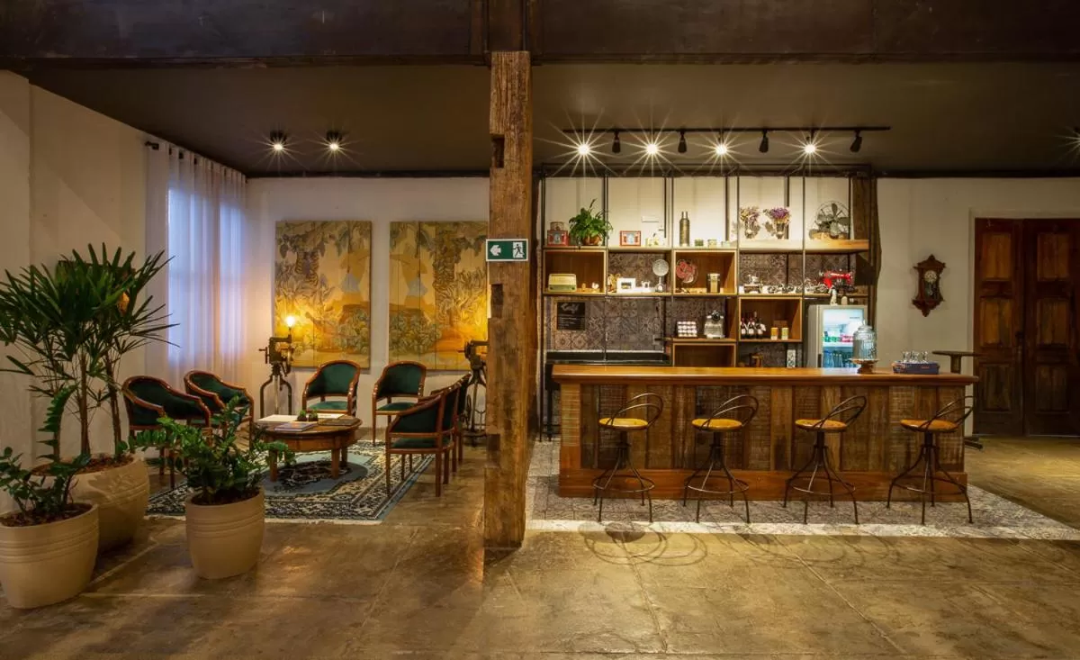 Lobby or reception in Pousada Armazém 26