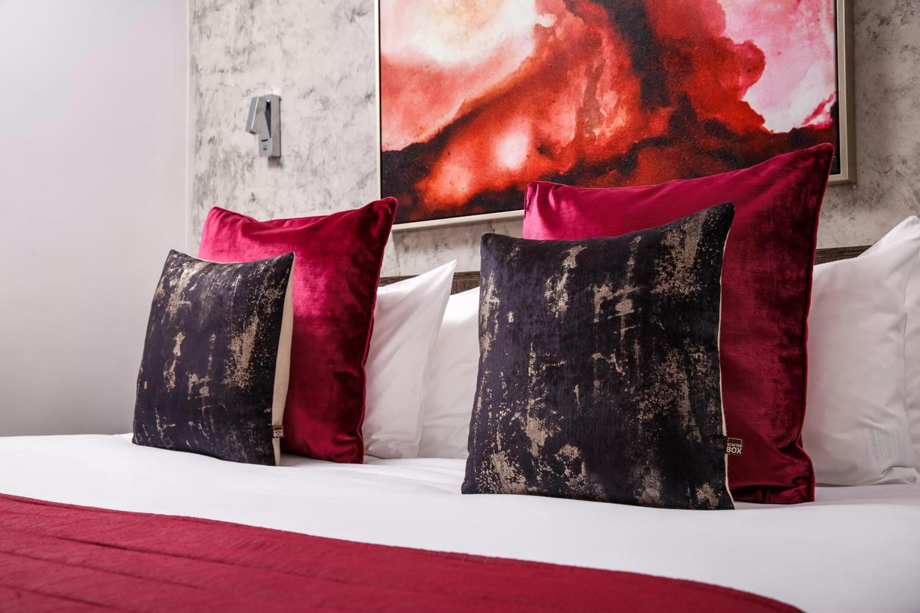 Bed in Signature Suites