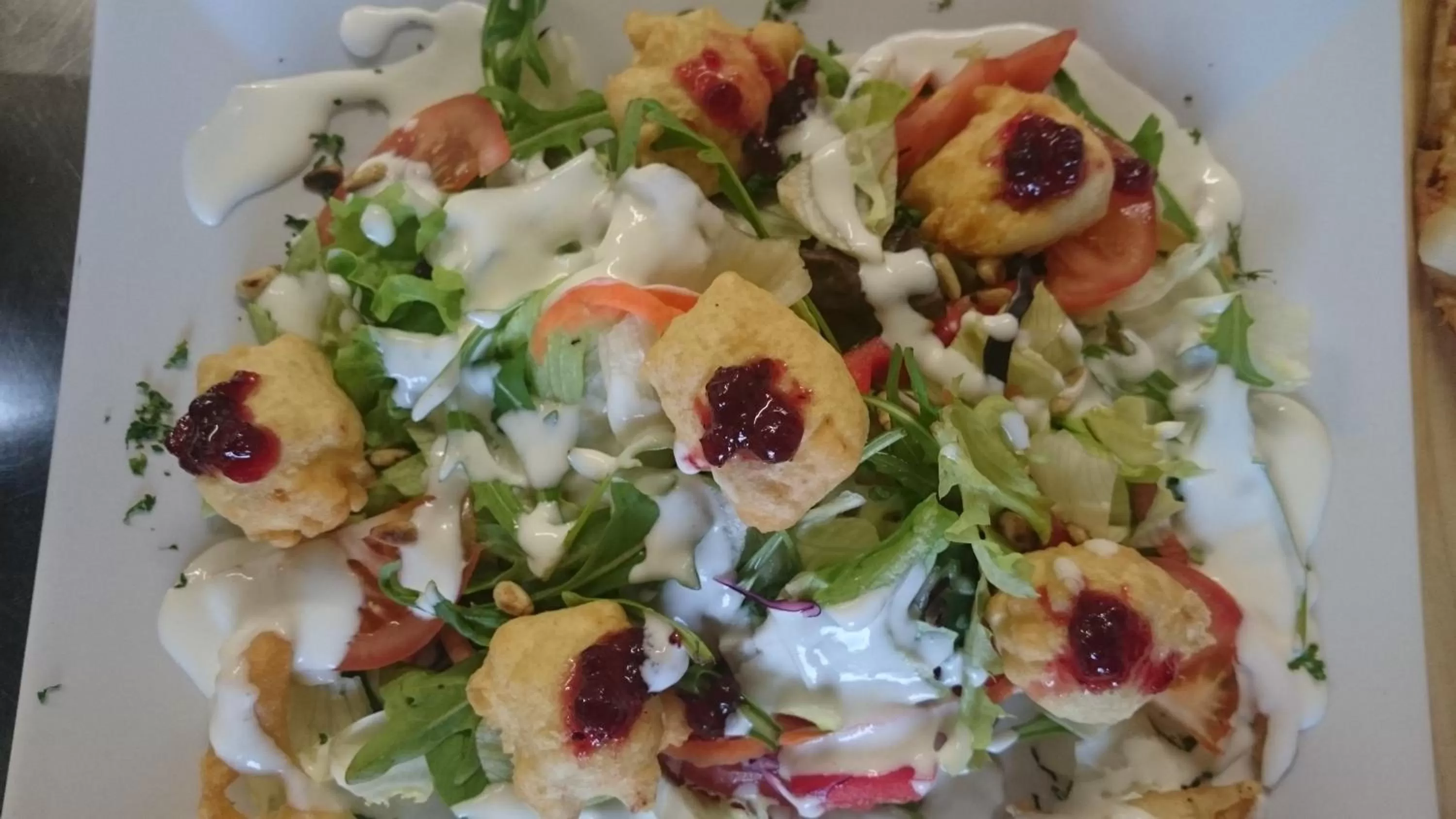 Food close-up in Hotel Restaurant Jägerhof