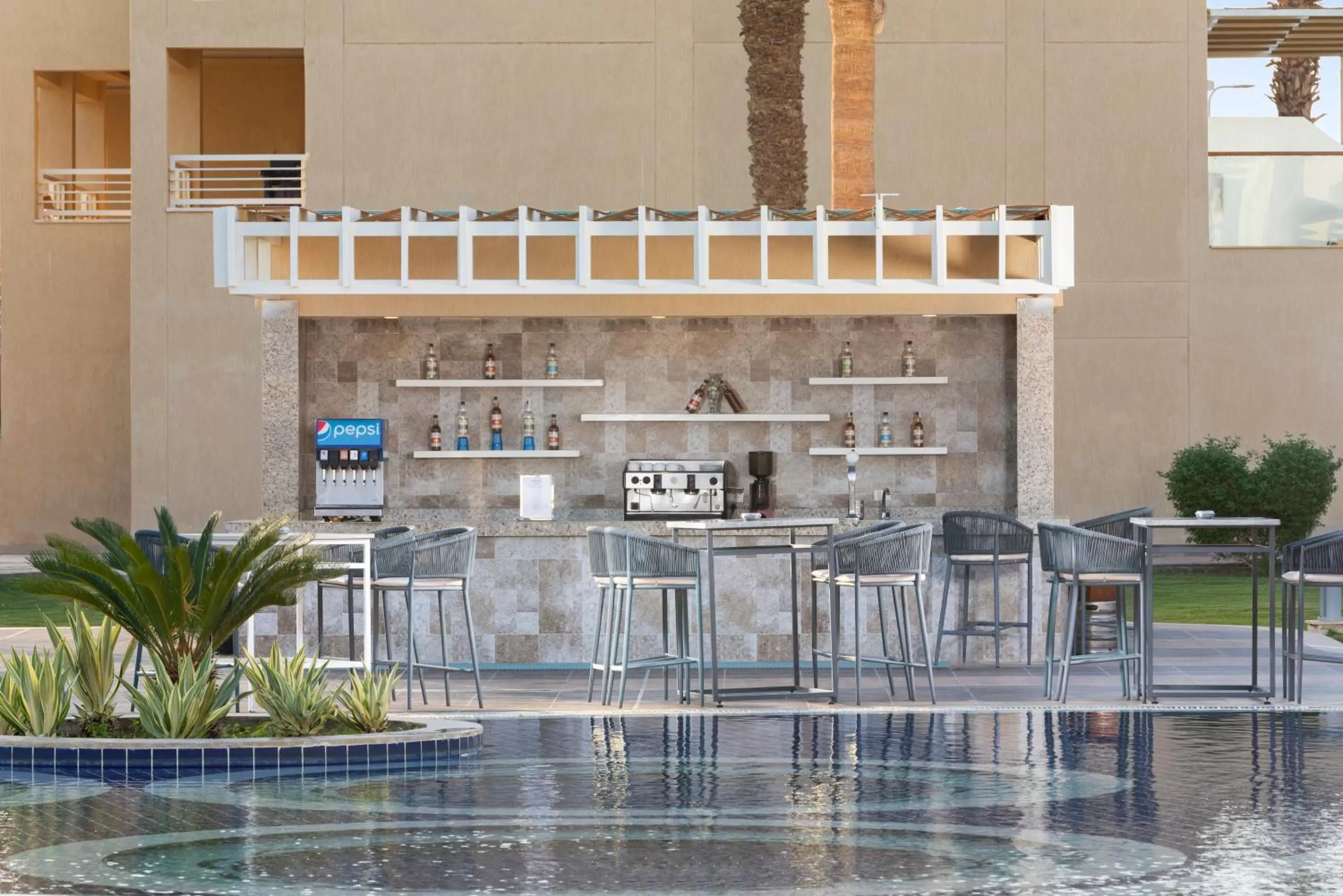 Lounge or bar in Beach Albatros Aqua Park - Hurghada