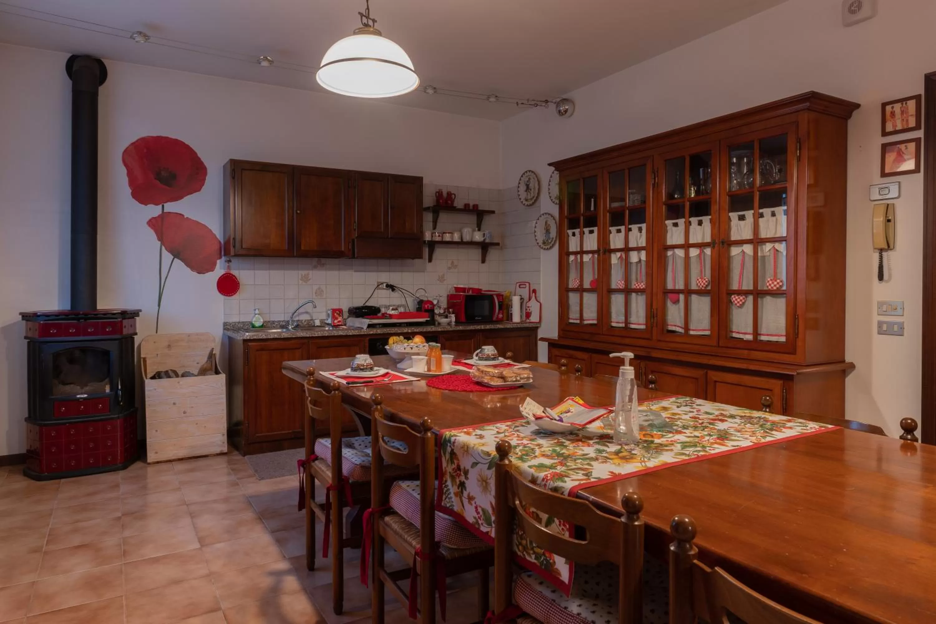 Kitchen or kitchenette in Al Casale B&B