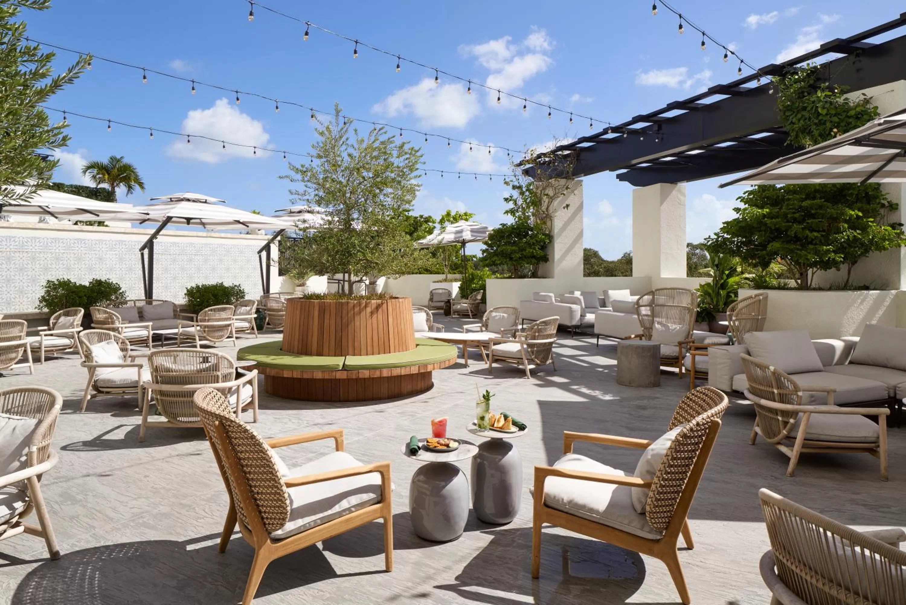 Patio in THesis Hotel Miami Coral Gables, Curio Collection by Hilton