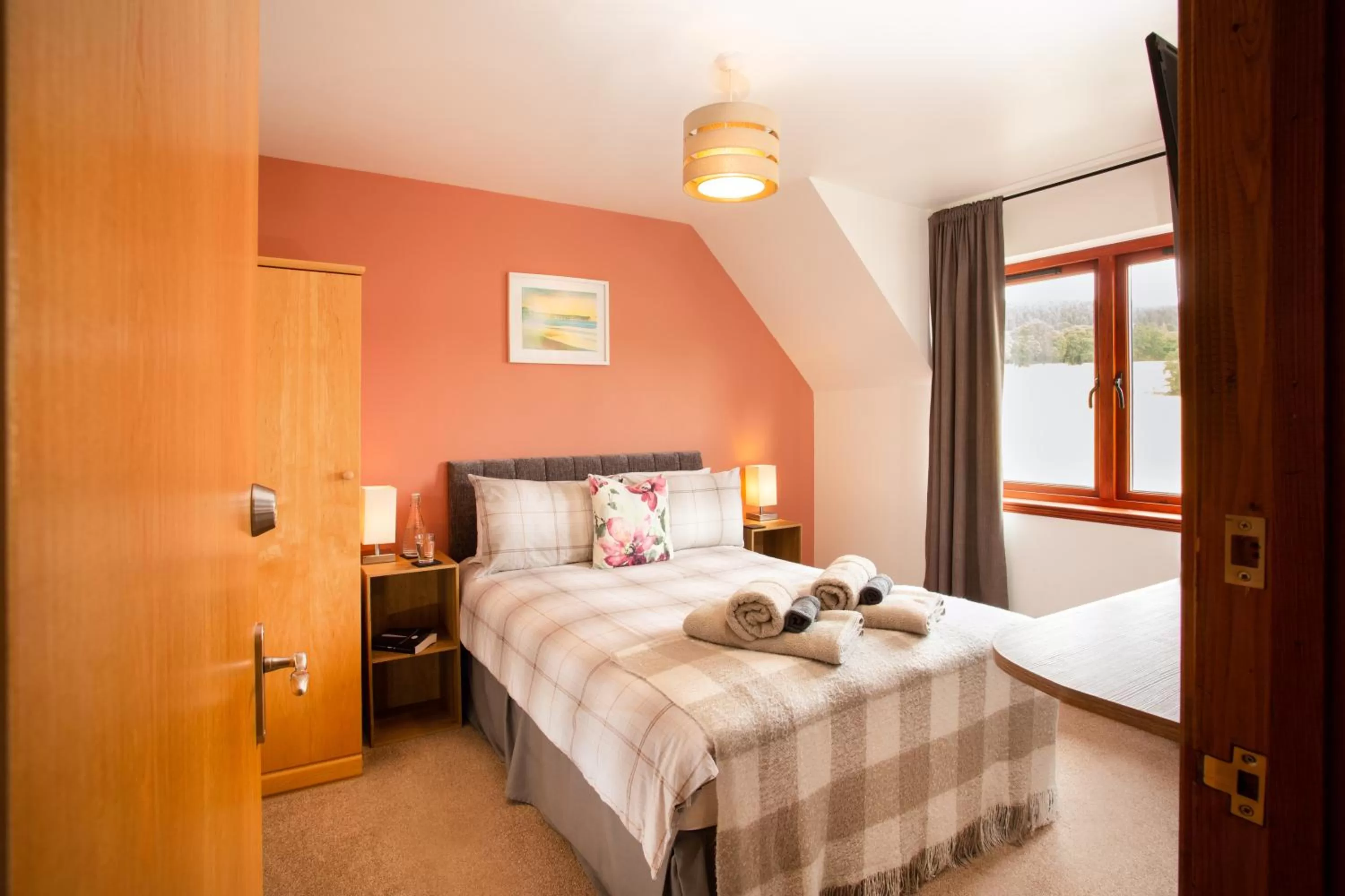 Bed in Beechwood Lodge