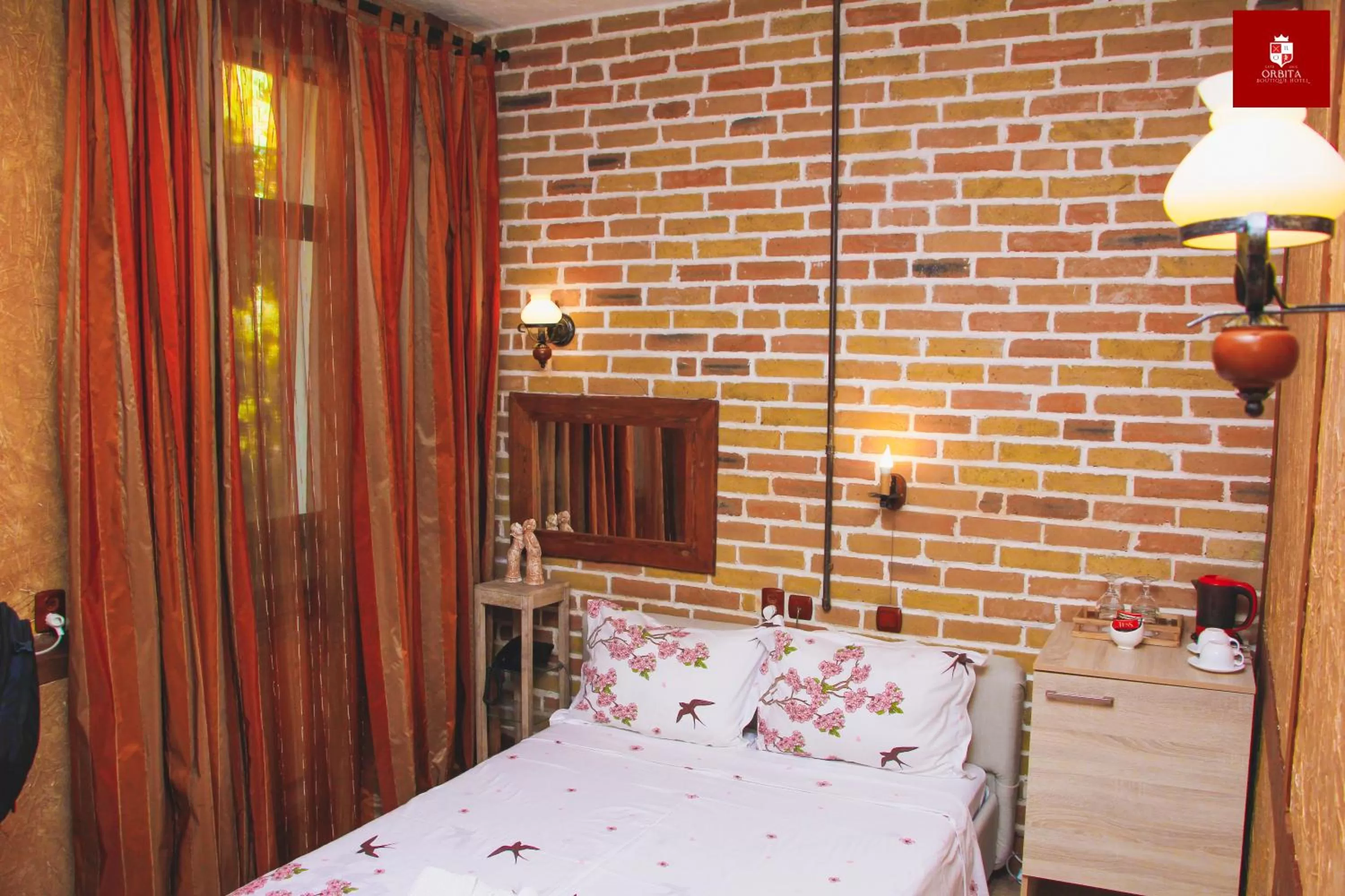 Bed in Orbita hotel Shymkent