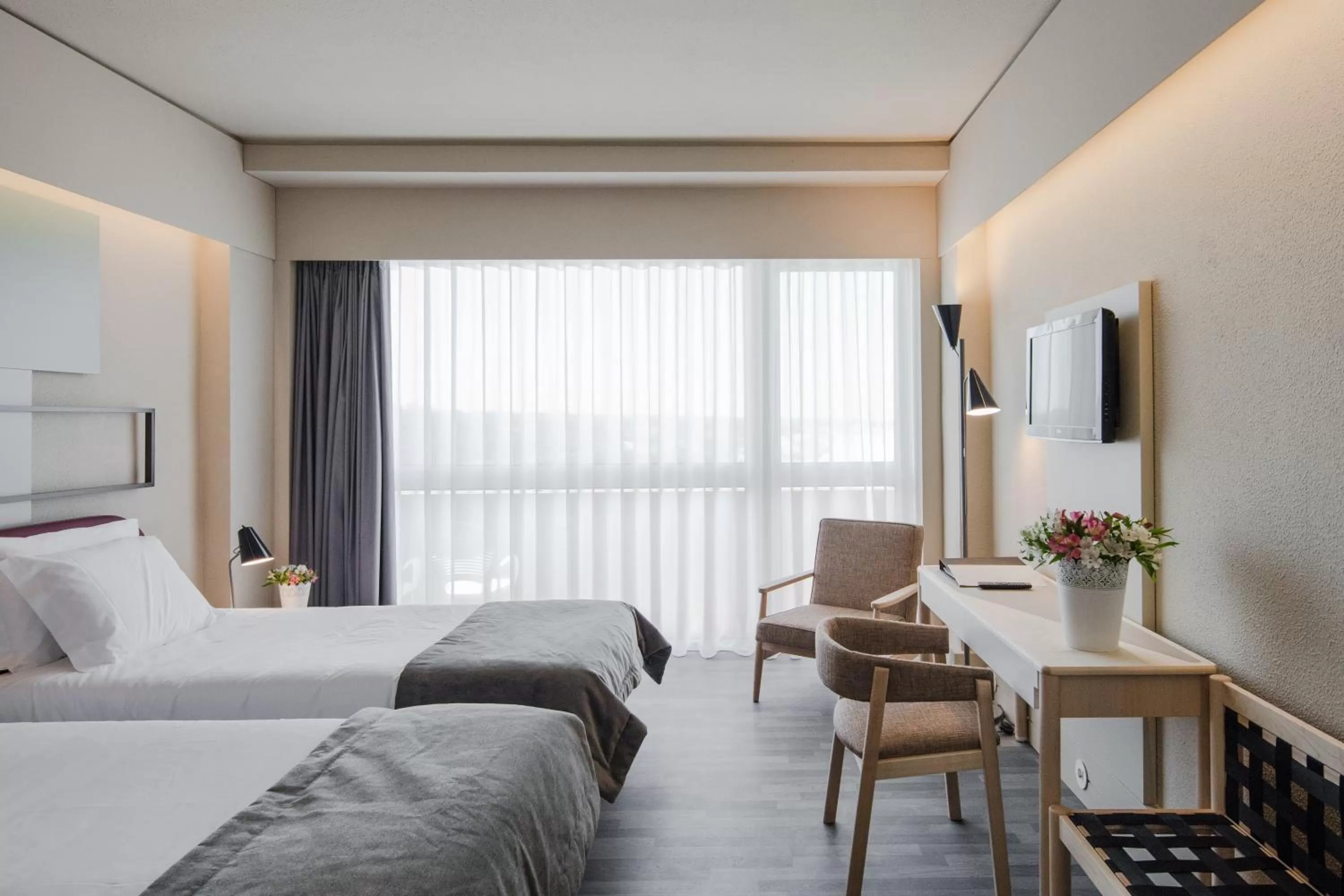 Bedroom, Bed in Axis Ofir Beach Resort Hotel