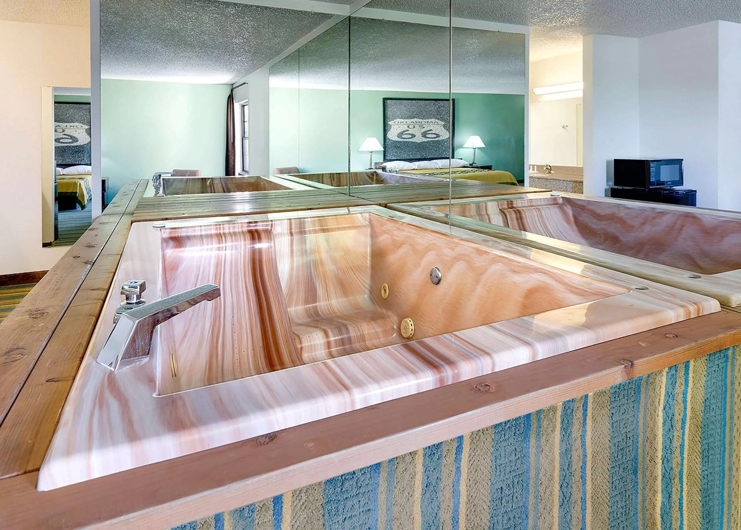 Photo of the whole room in Super 8 by Wyndham Sapulpa/Tulsa Area