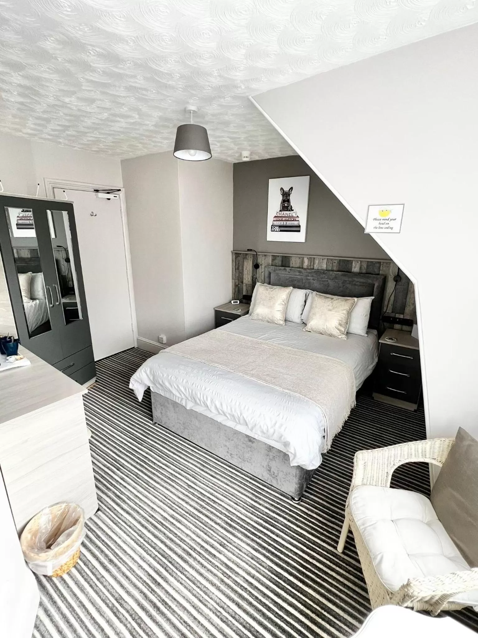 Bed in Belle Dene Guest House