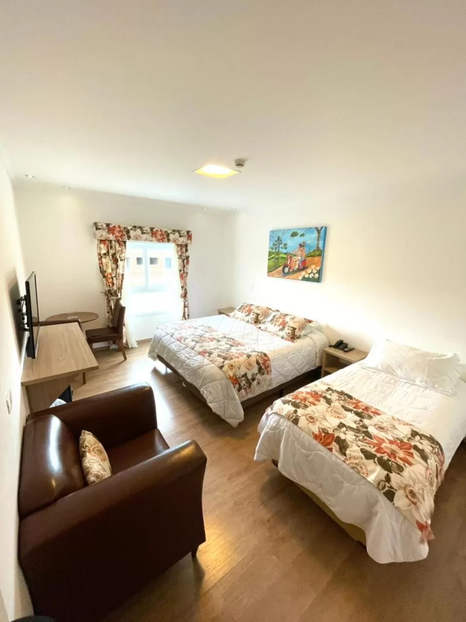 Bed in Pousada Itália Moderna