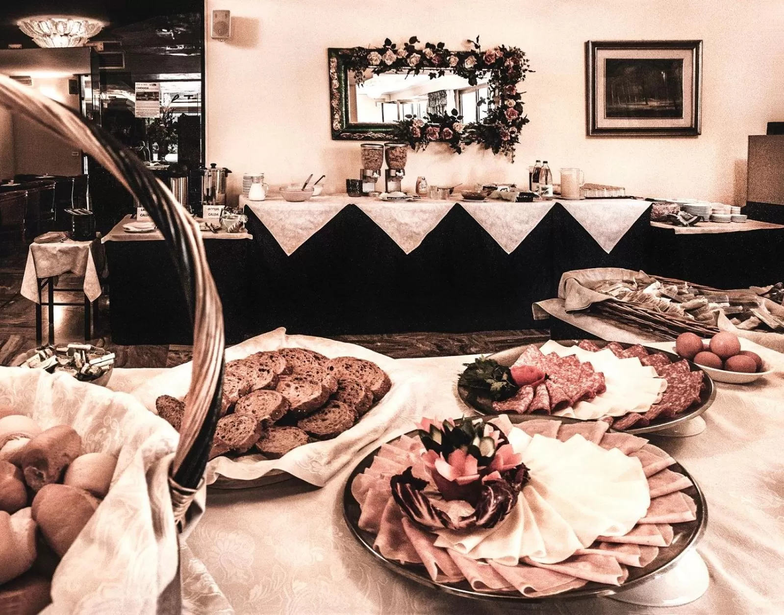 Continental breakfast in Hotel Al Sole Terme