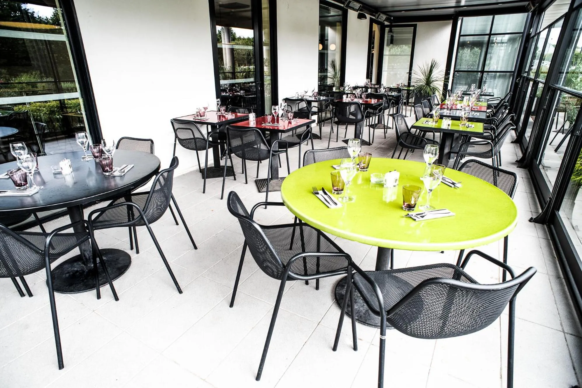 Patio in ibis Styles Toulouse Cite Espace