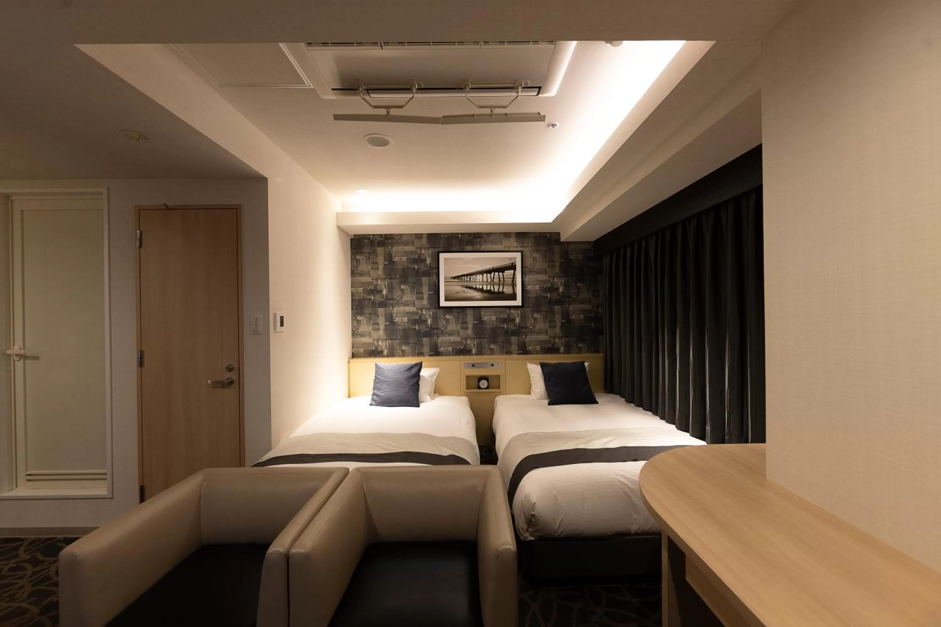 Bed in Hotel Actel Nagoya Nishiki