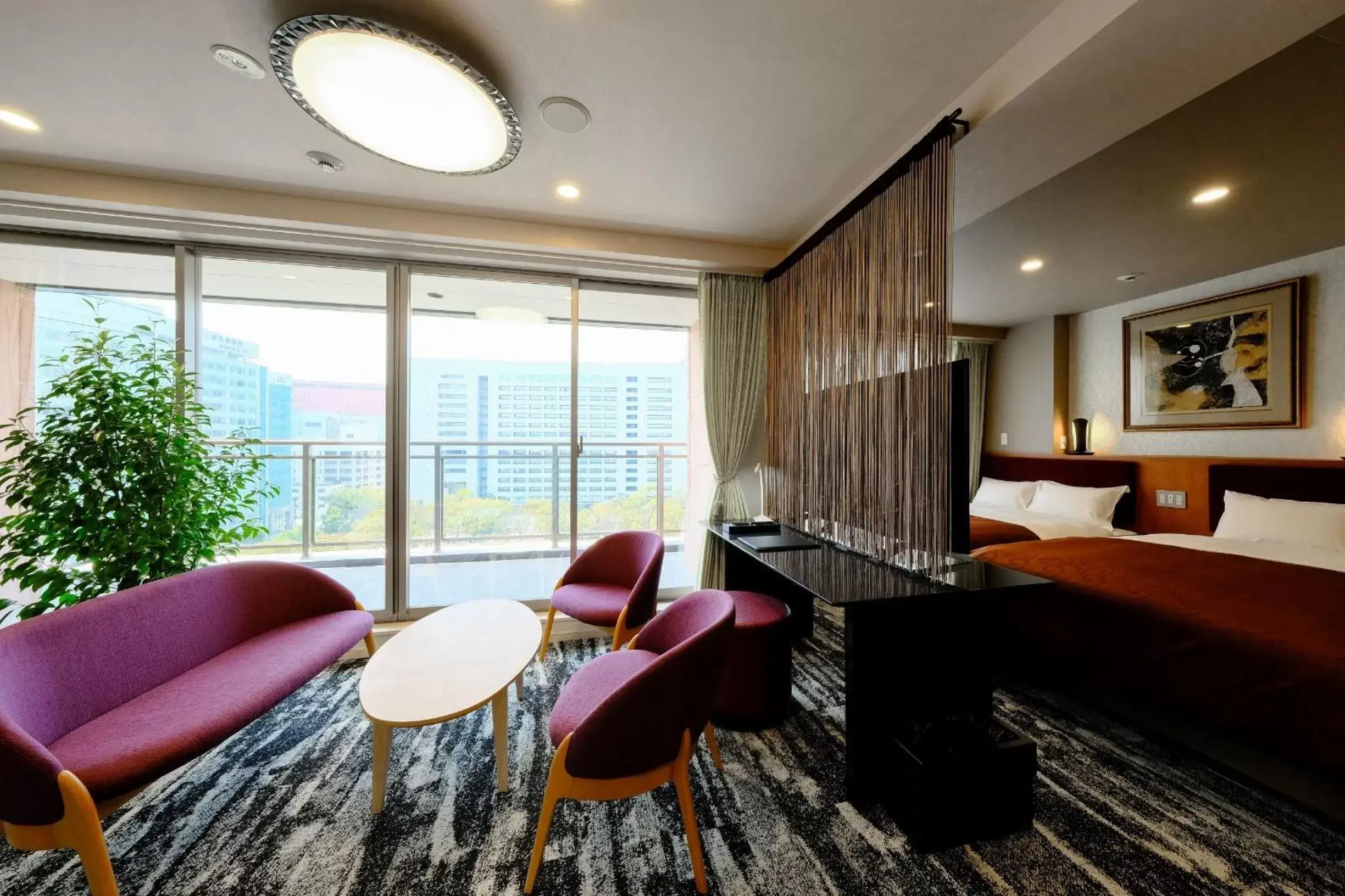 Suite(Two Double Beds) with Massage Chair and Balcony - Non-Smoking in Hotel Grandolce HAKATA Suite(Two Double Beds) with Massage Chair and Balcony - Non-Smoking in Hotel Grandolce HAKATA