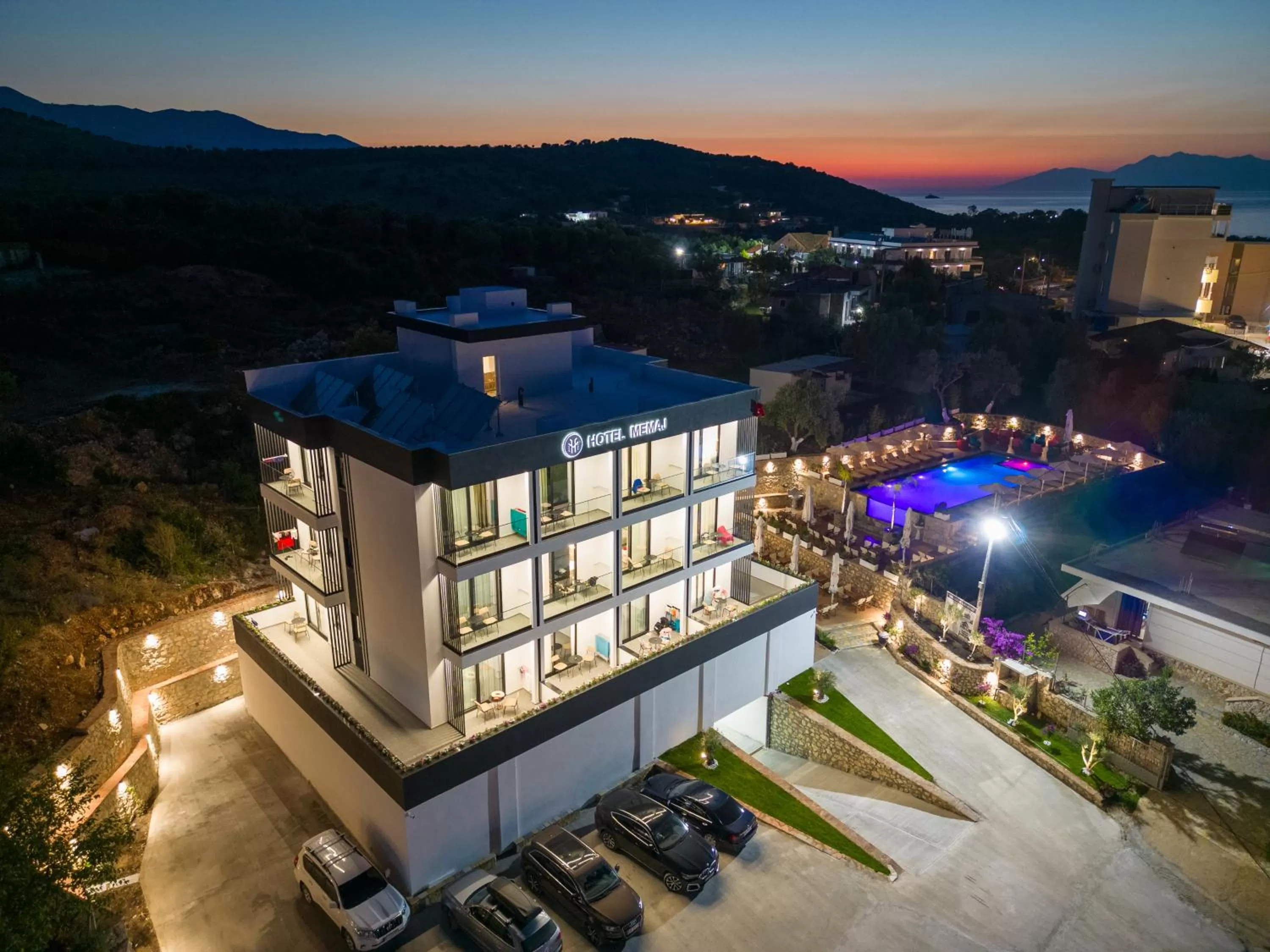 Property building, Pool View in Hotel Memaj