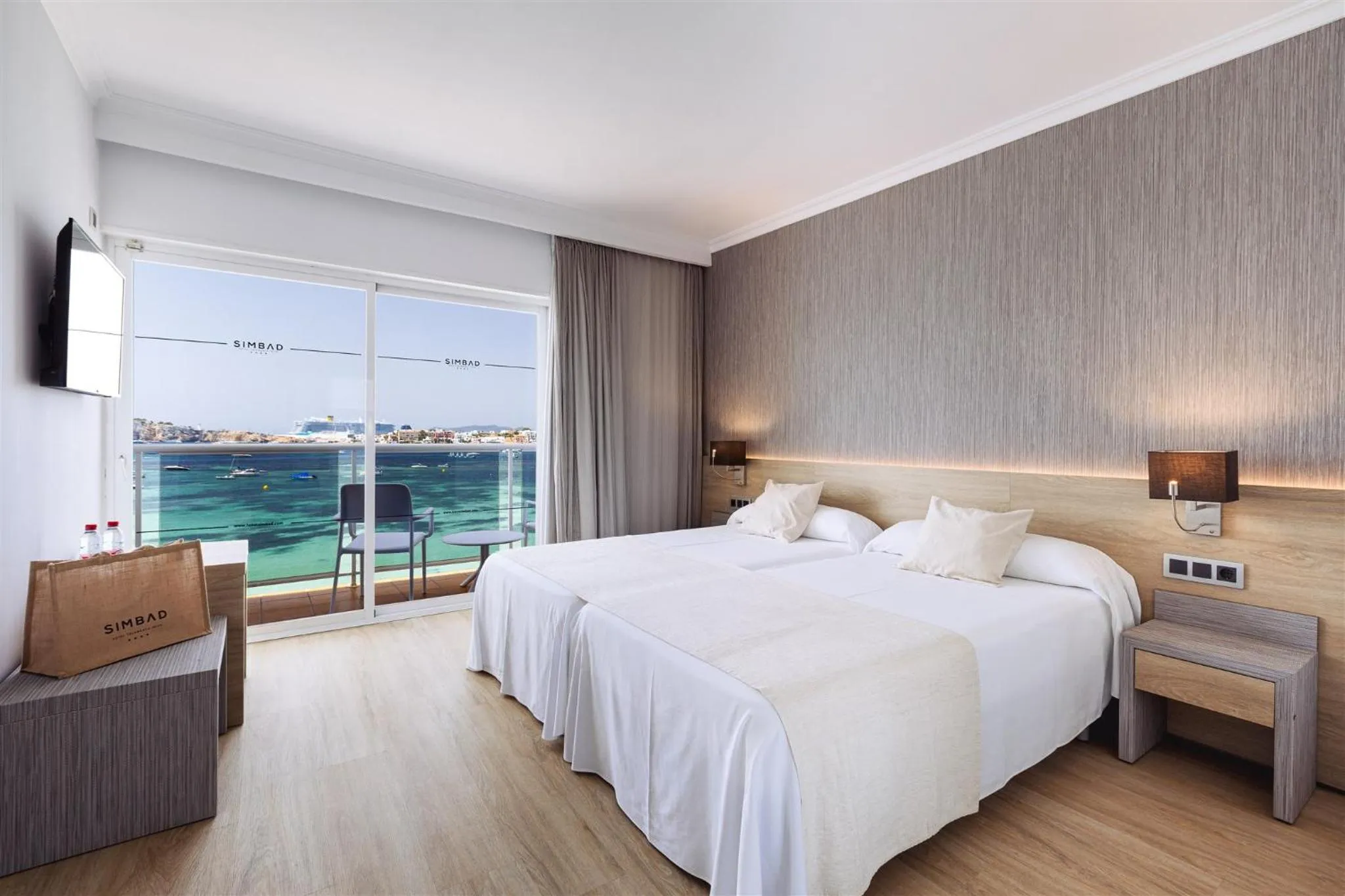 Bed in Hotel Simbad Ibiza