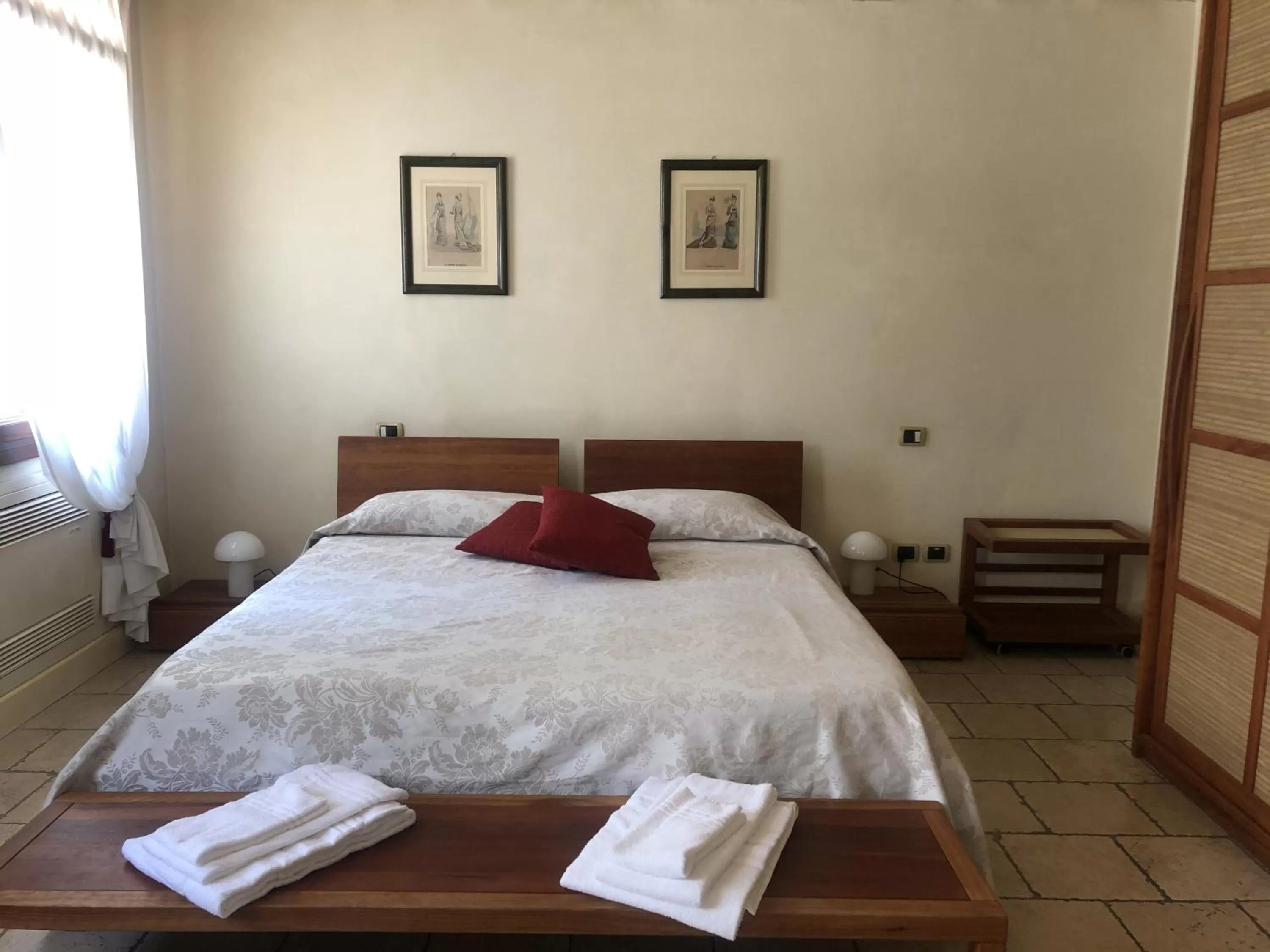 Bed in Relais Villa Selvatico