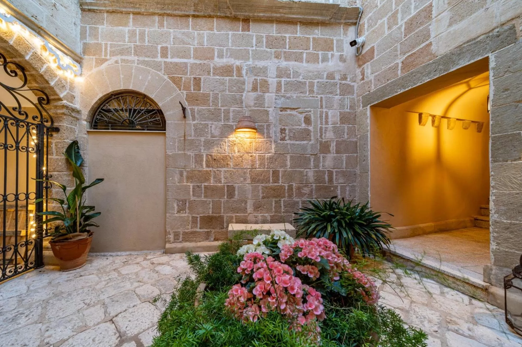 Garden view in Palazzo De Mori