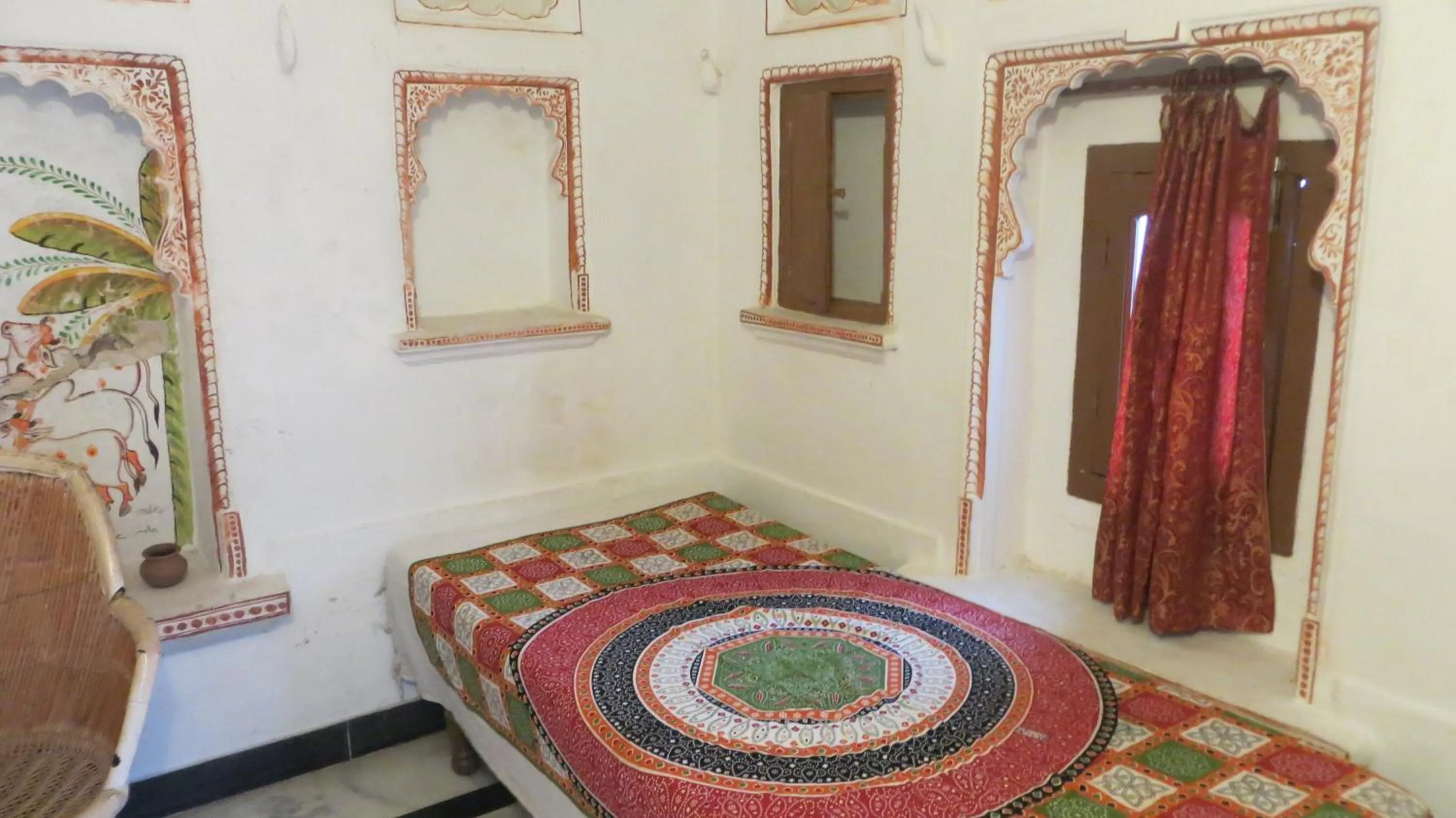Decorative detail in Udai Haveli Guest House