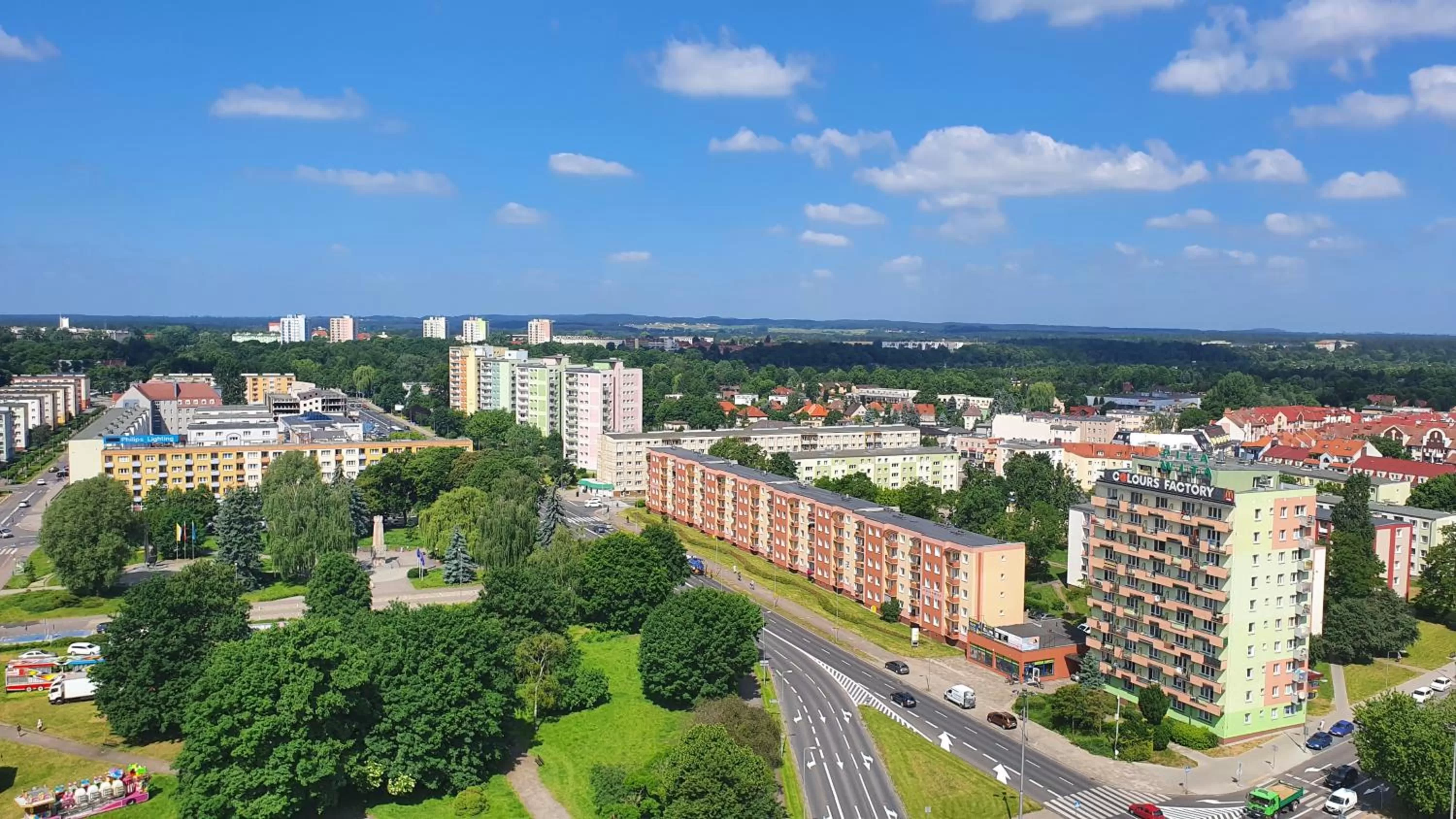 City view in Hotel Gromada Pila