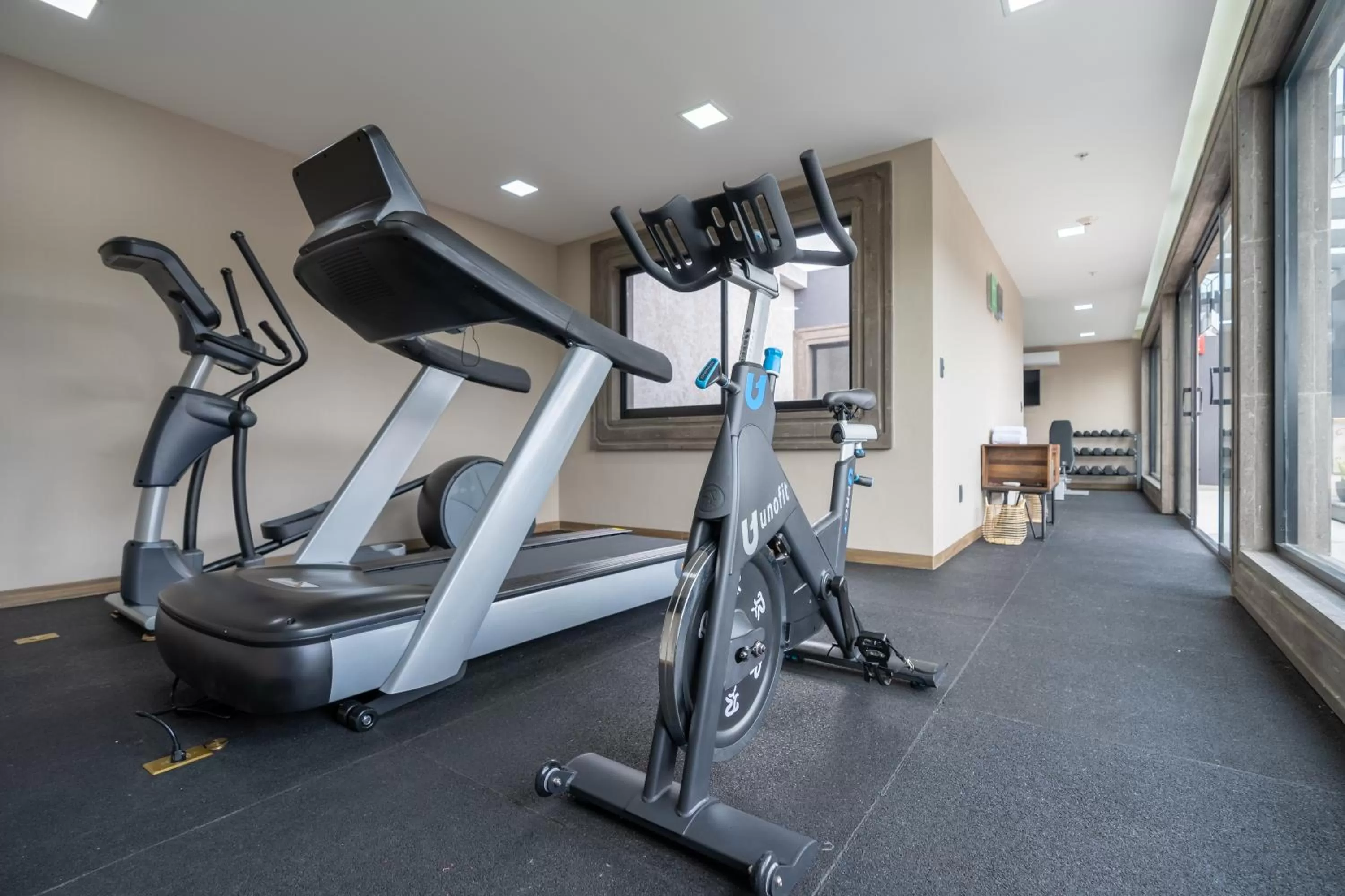 Fitness centre/facilities in Hotel Patio Santiago