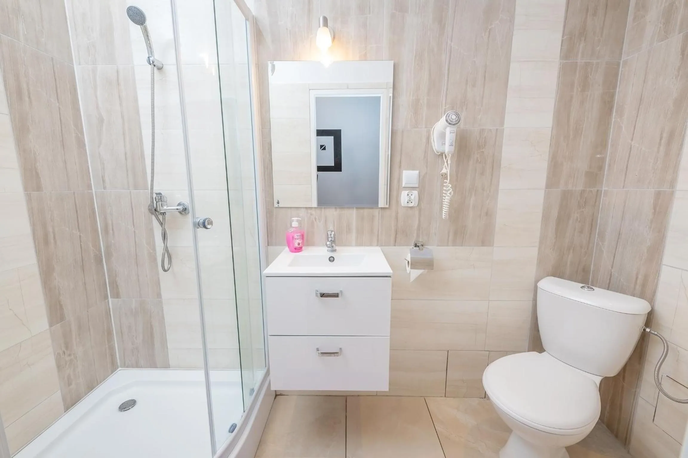 Shower in Queen Apartments