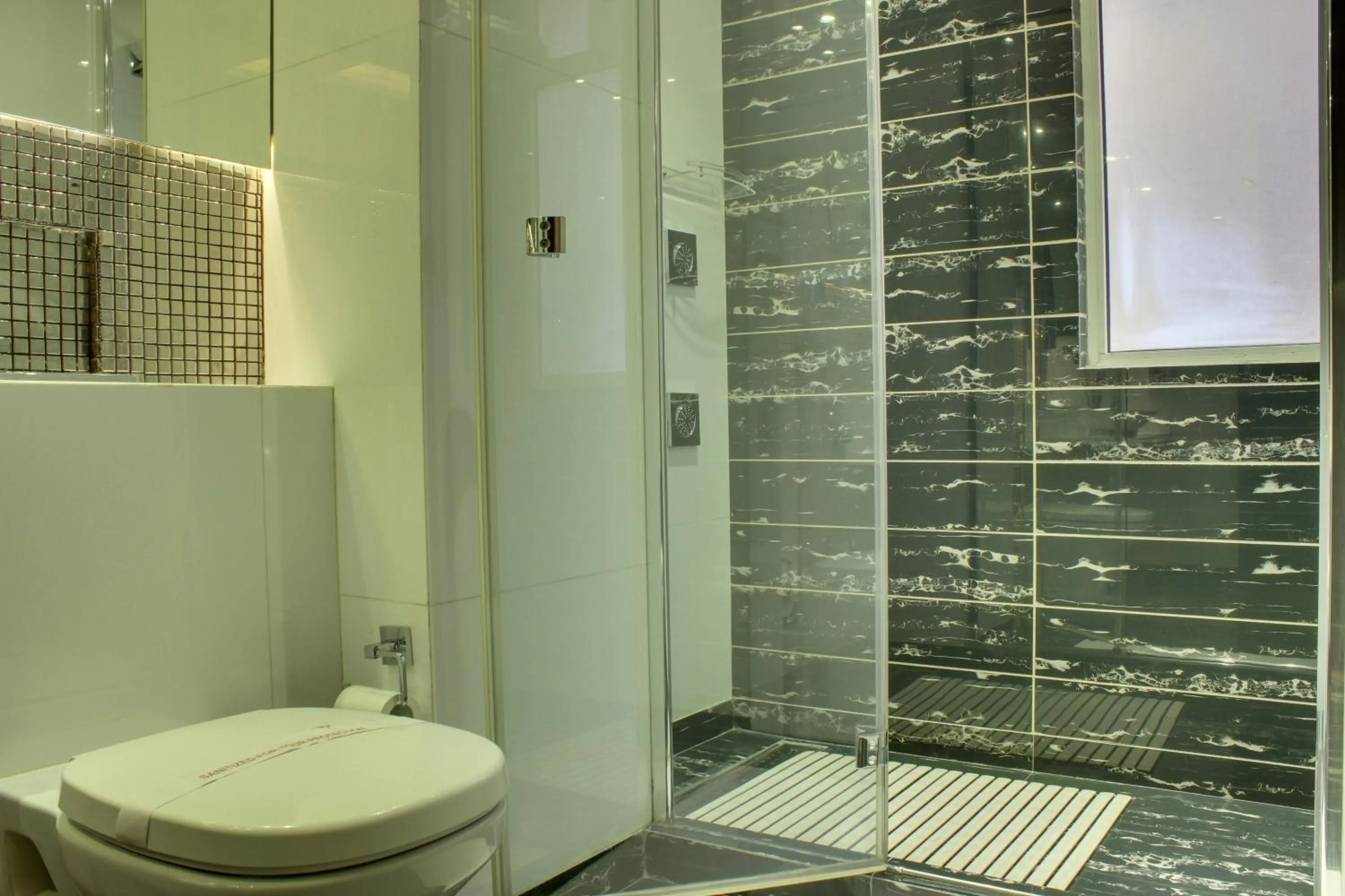 Shower in Hotel Grand Godwin - Near New Delhi Railway Station - Paharganj