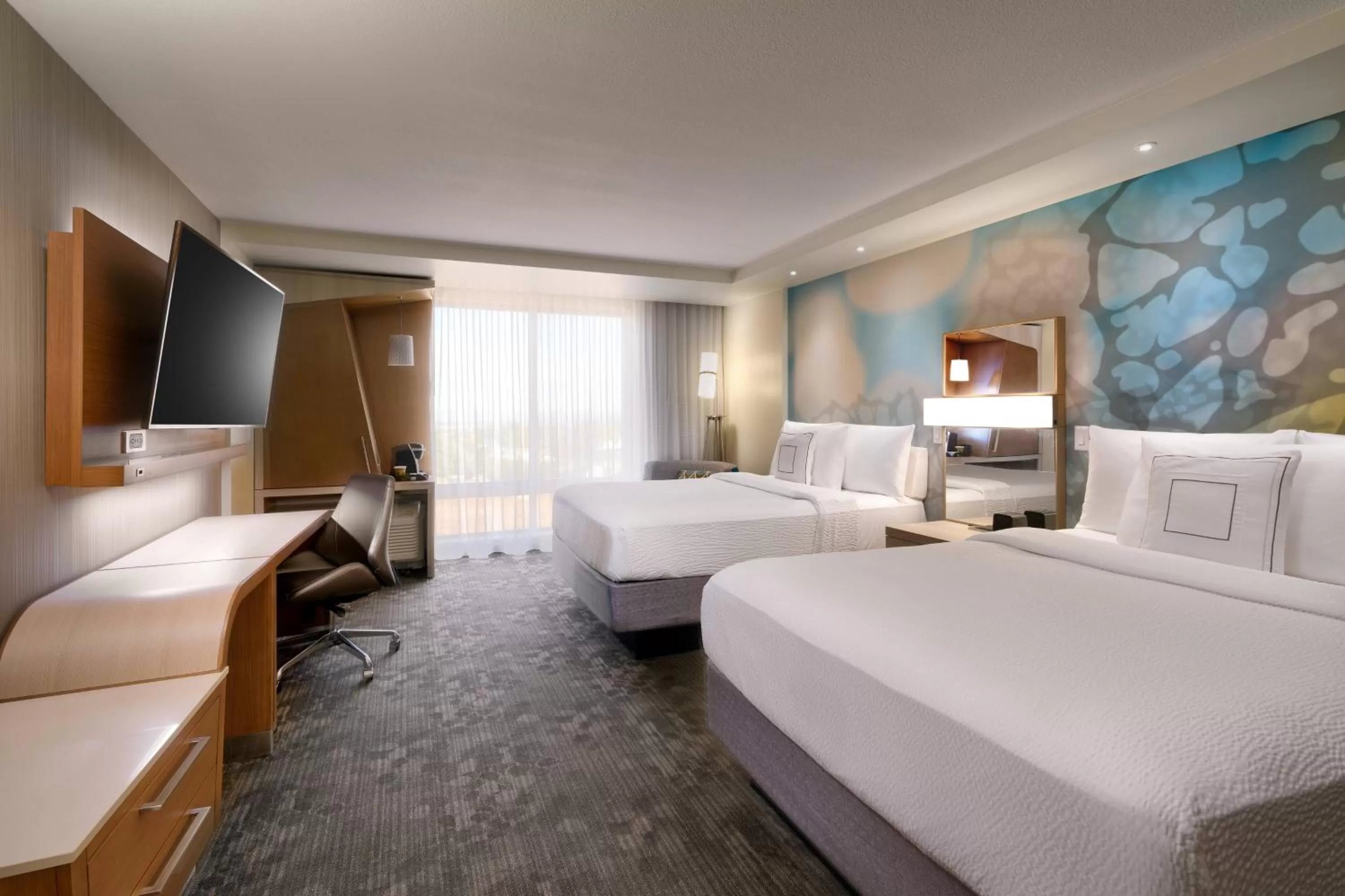 Queen Room with Two Queen Beds - Hearing Accessible in Courtyard by Marriott Cedar City