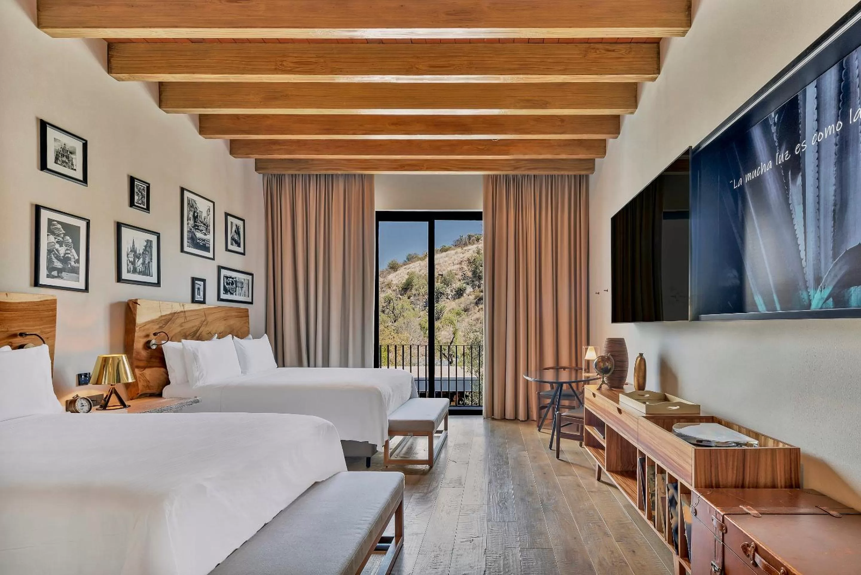 Bed in Live Aqua San Miguel de Allende