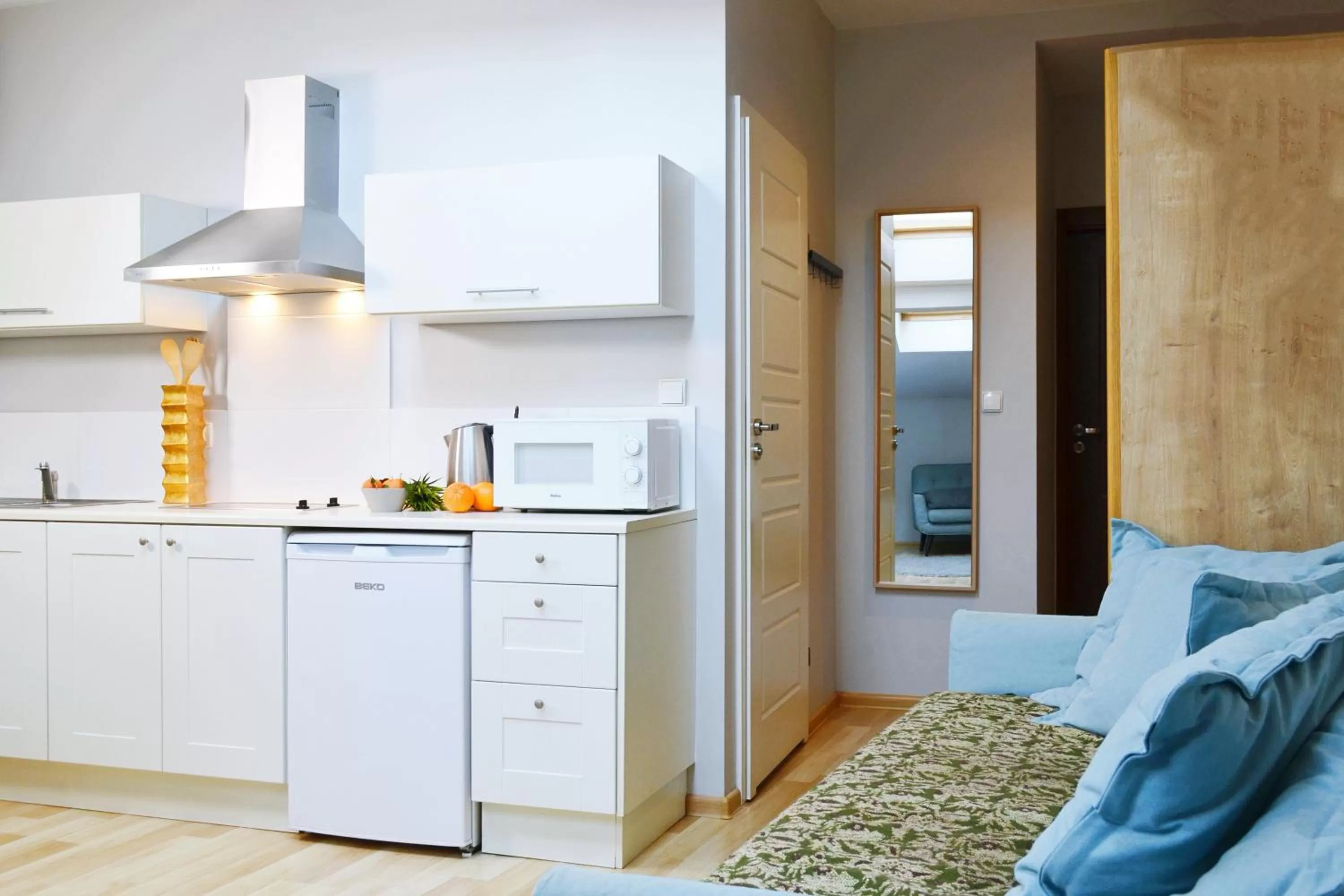 Kitchen/Kitchenette in 21 Floriańska Street Apartments