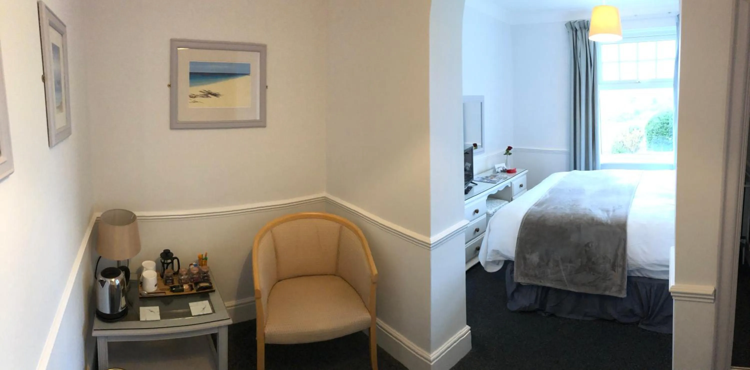 Coffee/tea facilities, Bed in Beacon Country House B & B & Luxury Shepherd Huts