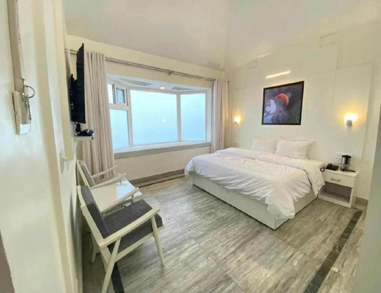 Bed in Hotel Diamond, Mussoorie