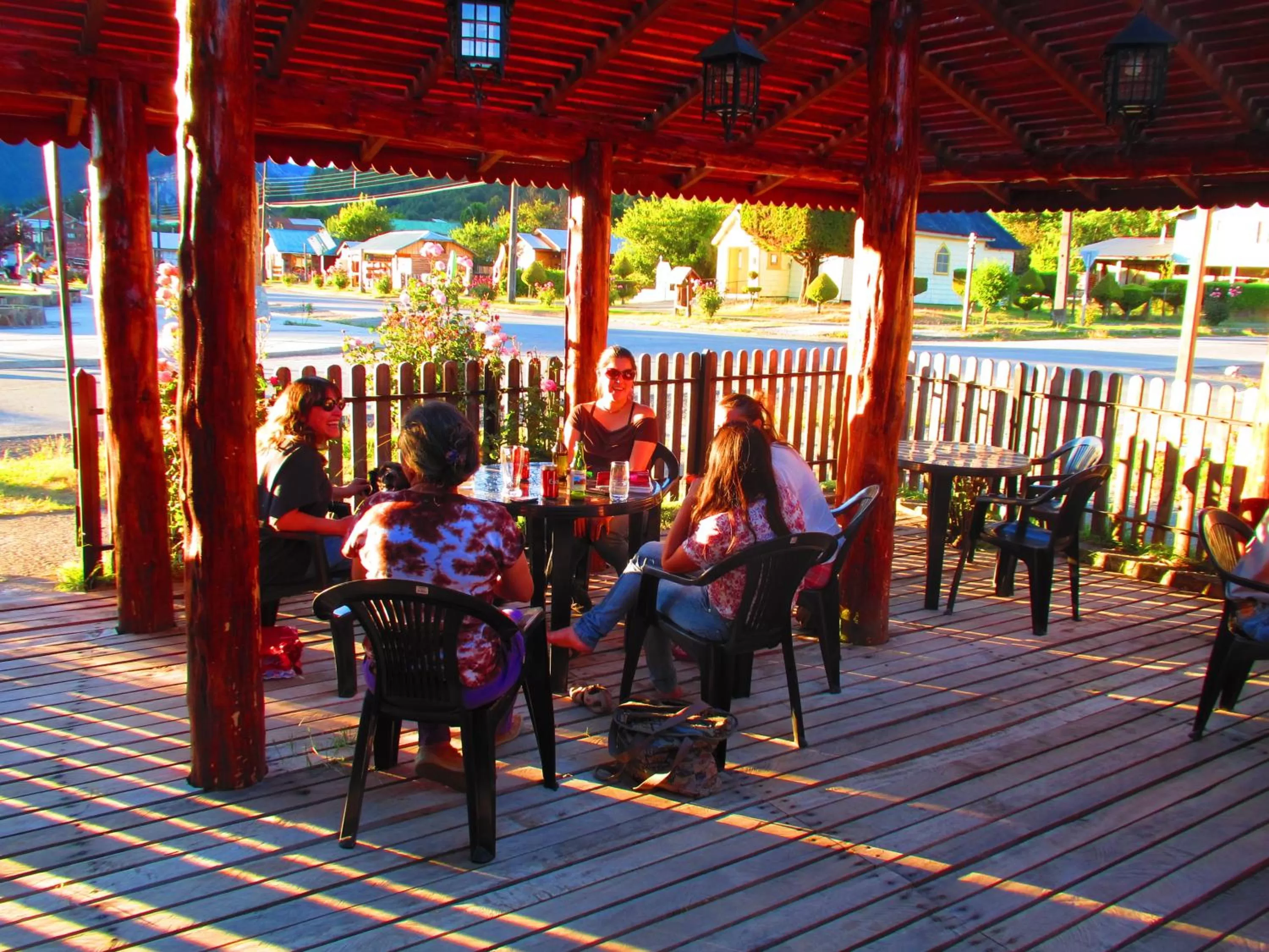Balcony/Terrace, Restaurant/Places to Eat in Hotel Antigua Casona Patagonia