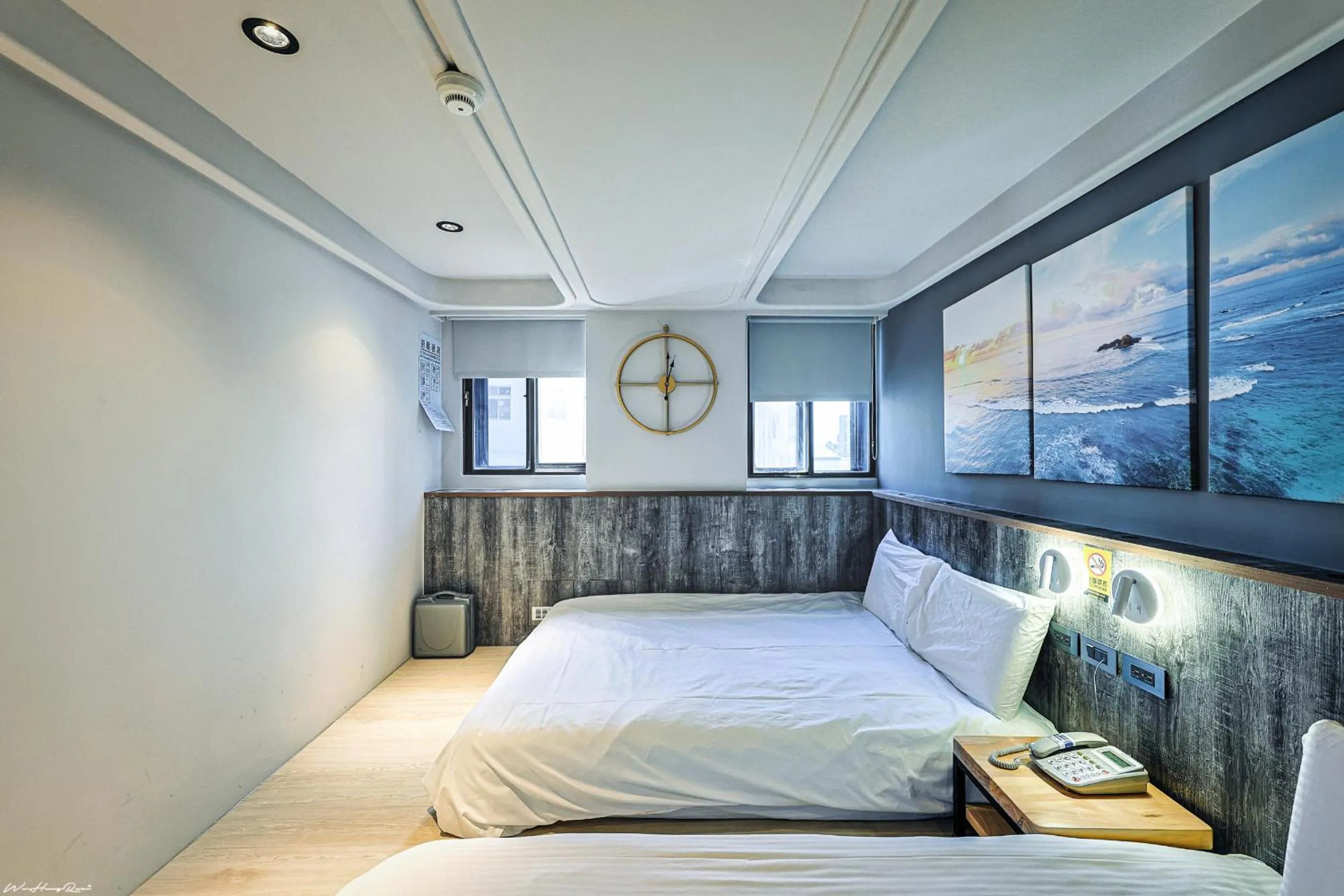 Bed in 亞馨文旅 近東大門夜市 有免費停車場 可自助入住