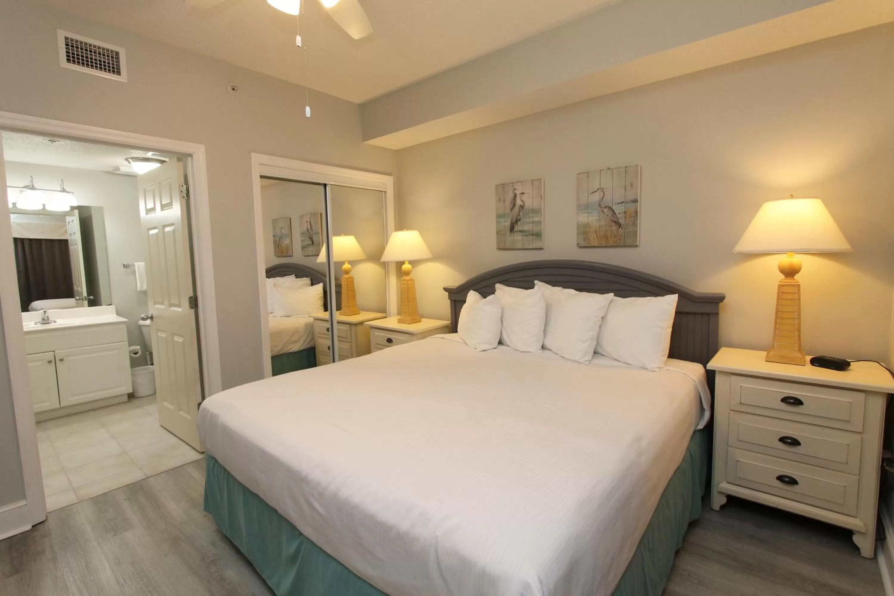 Bed in Majestic Beach Resort, Panama City Beach, Fl