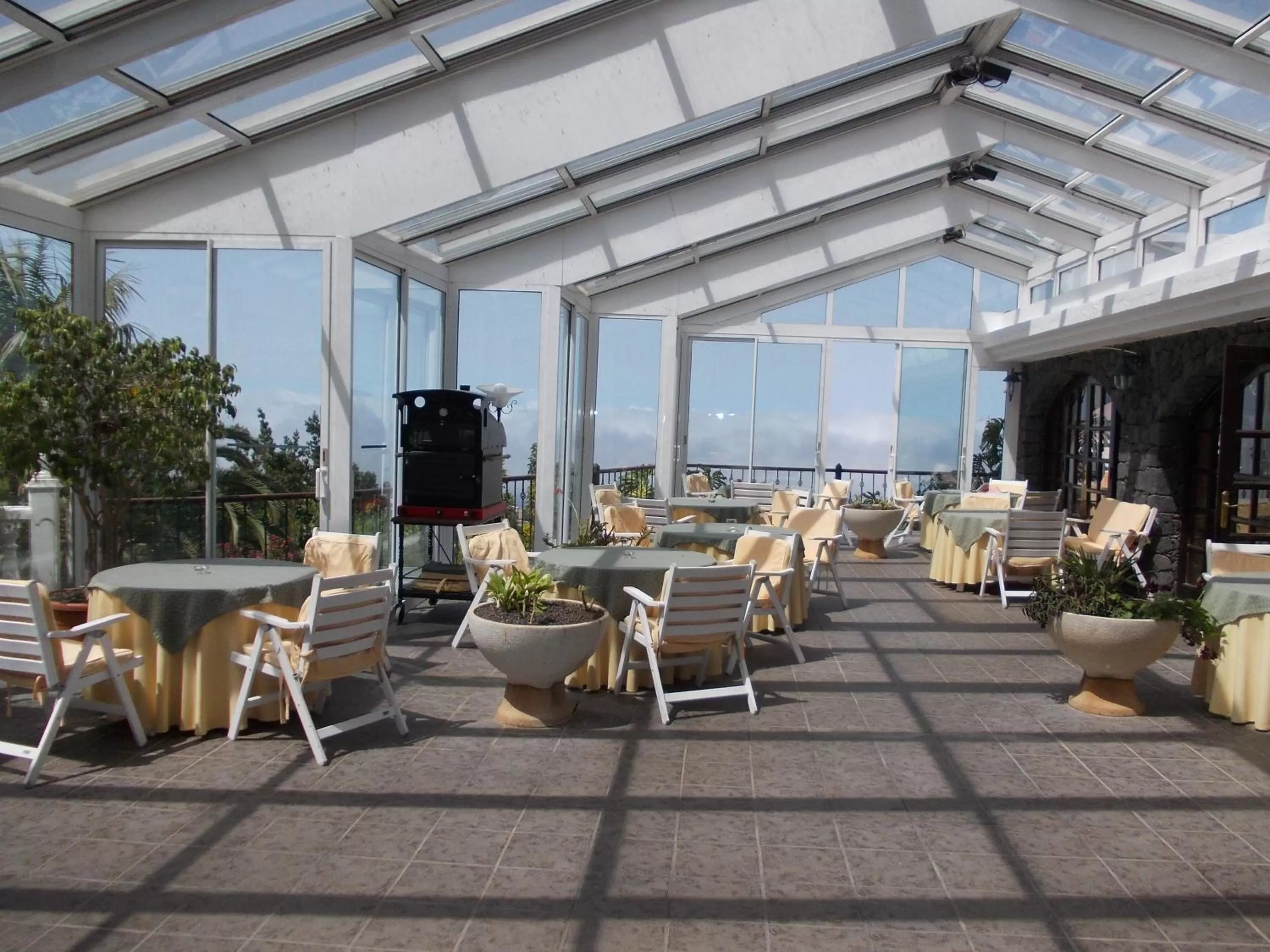 Patio in Hotel La Palma Romántica