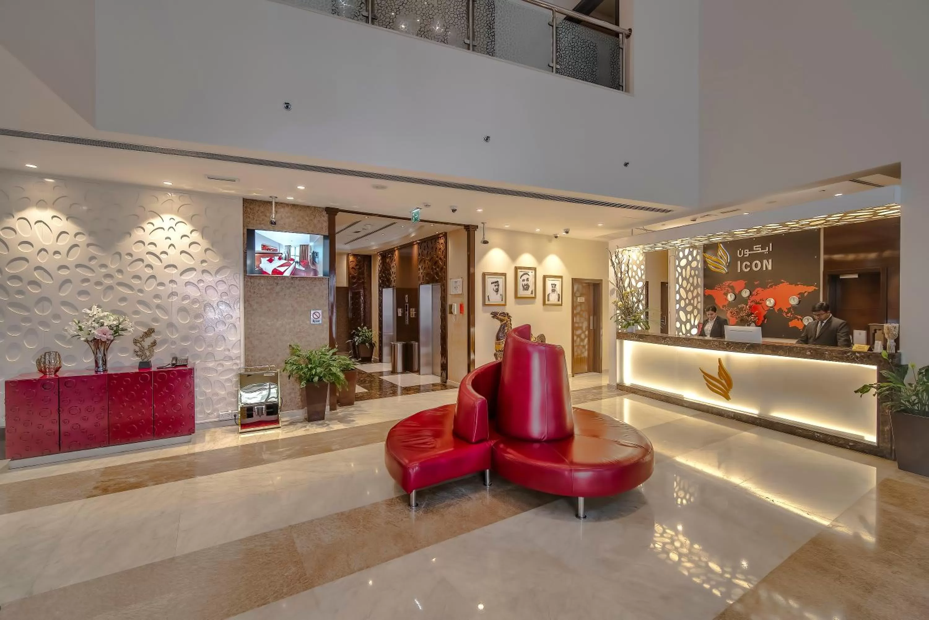 Lobby or reception in Icon Delux Hotel Apartments Al Barsha - Formerly Abidos