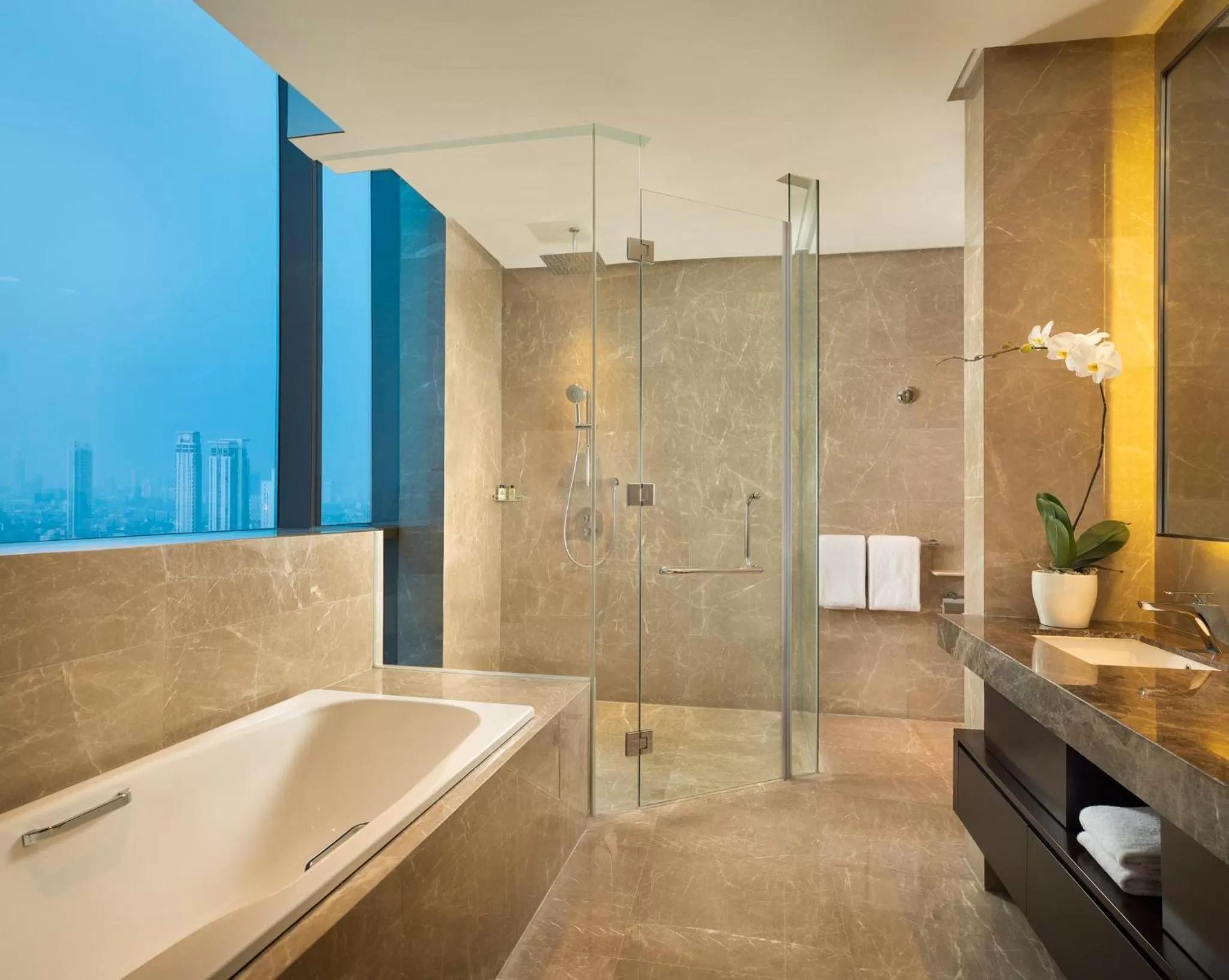 Bathroom in InterContinental Hotels Jakarta Pondok Indah by IHG
