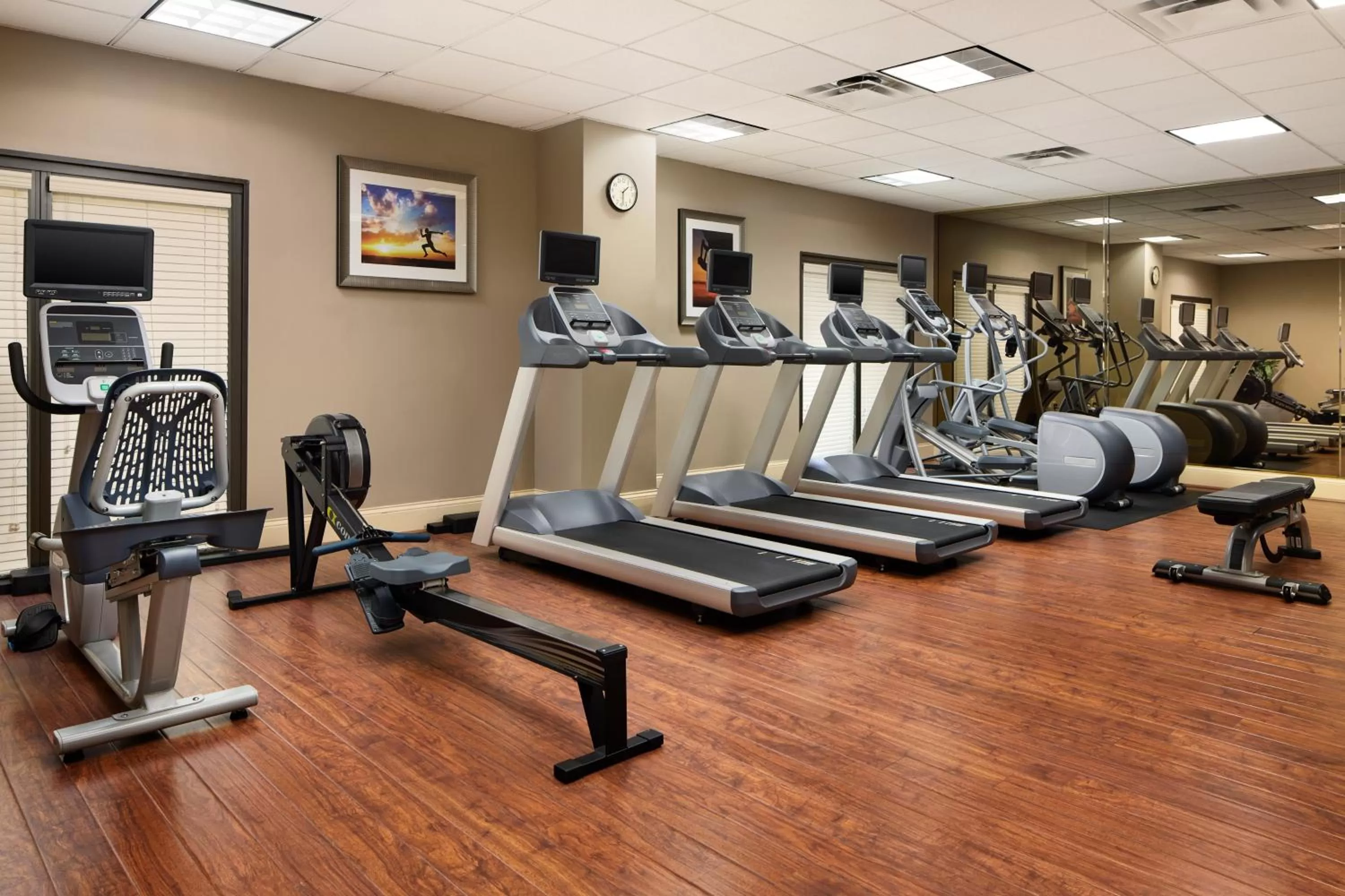 Fitness centre/facilities in Holiday Inn Express & Suites Alpharetta by IHG