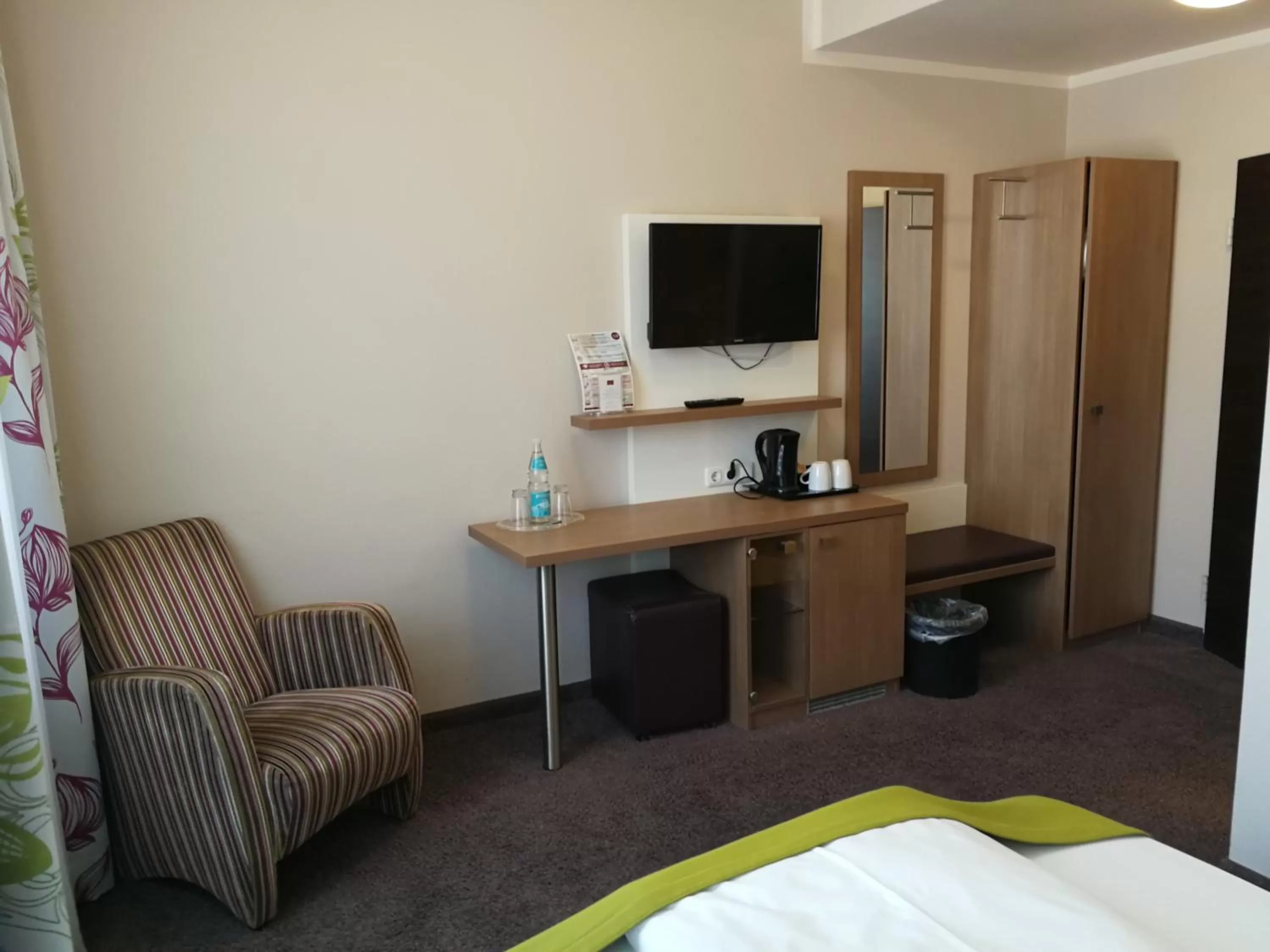 Photo of the whole room, Bed in TRIP INN PostHotel Düren