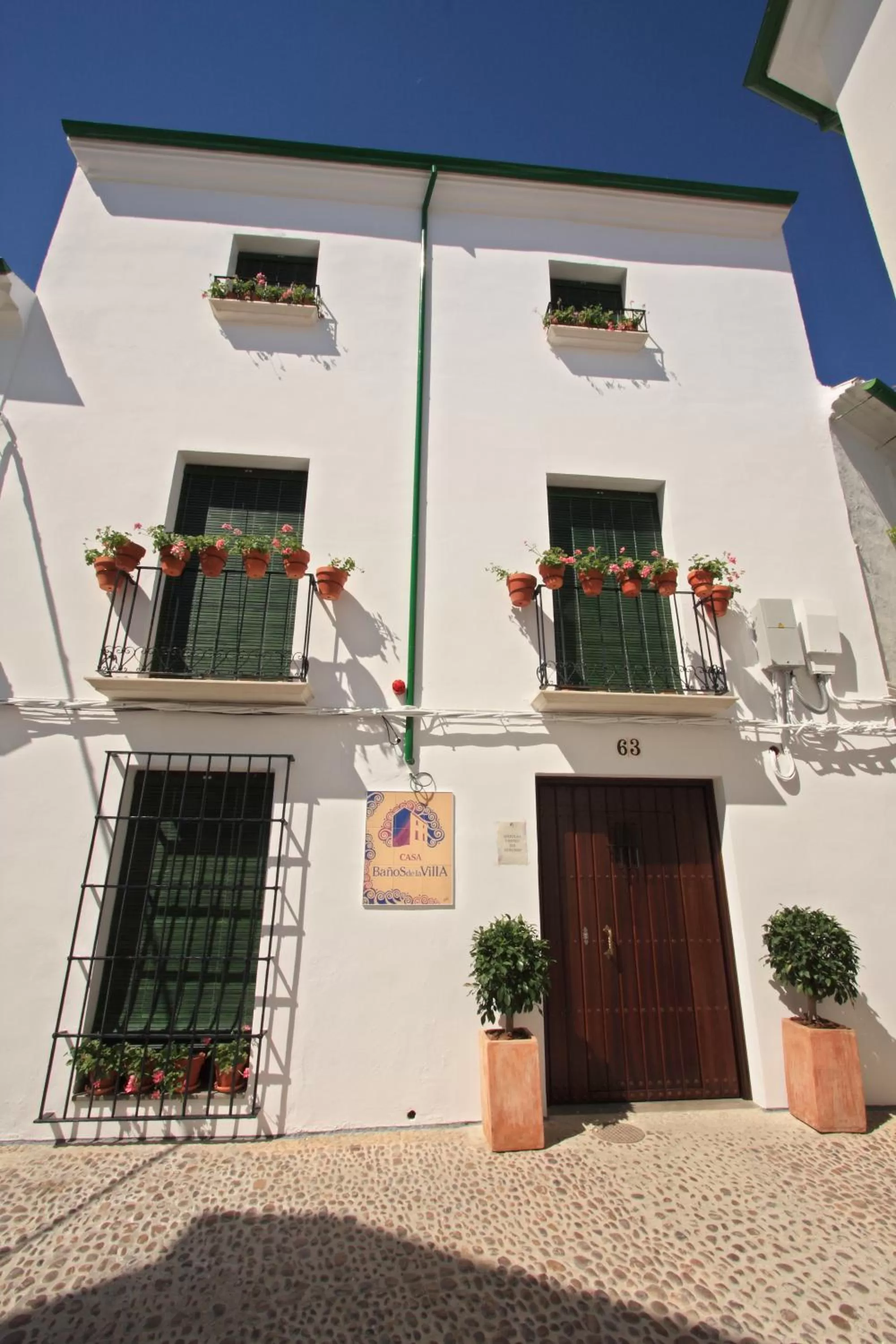 Facade/entrance in Casa Baños de la Villa