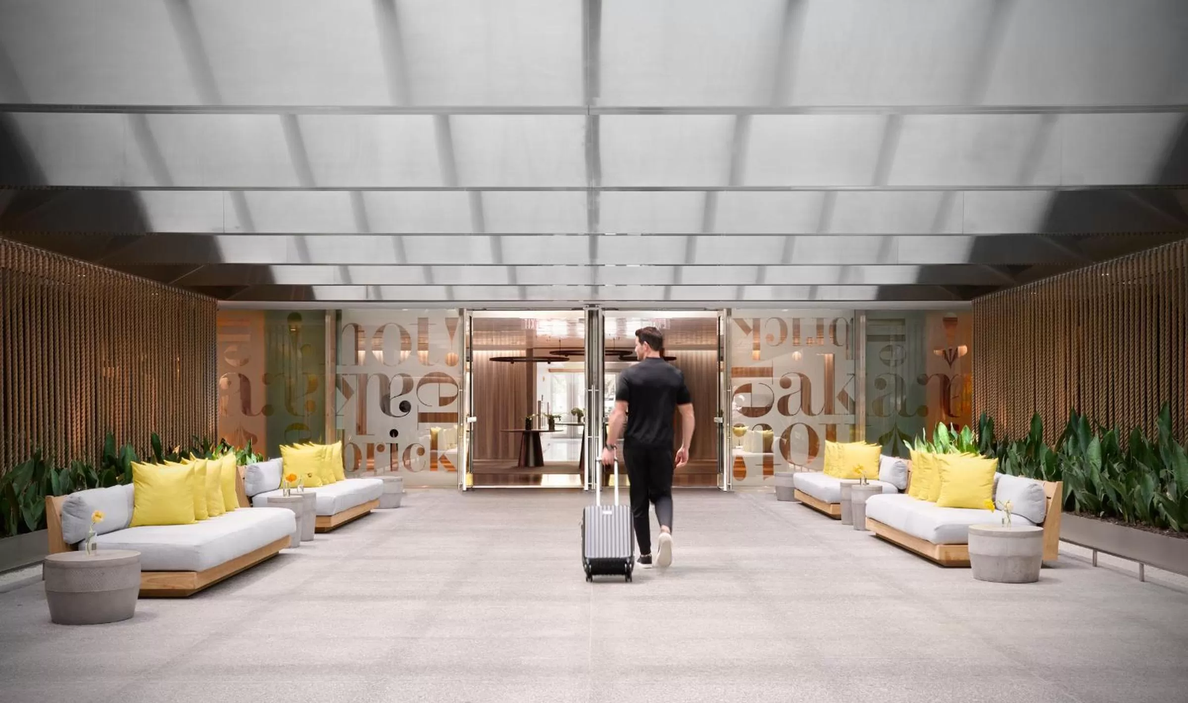 Facade/entrance in Hotel AKA Brickell