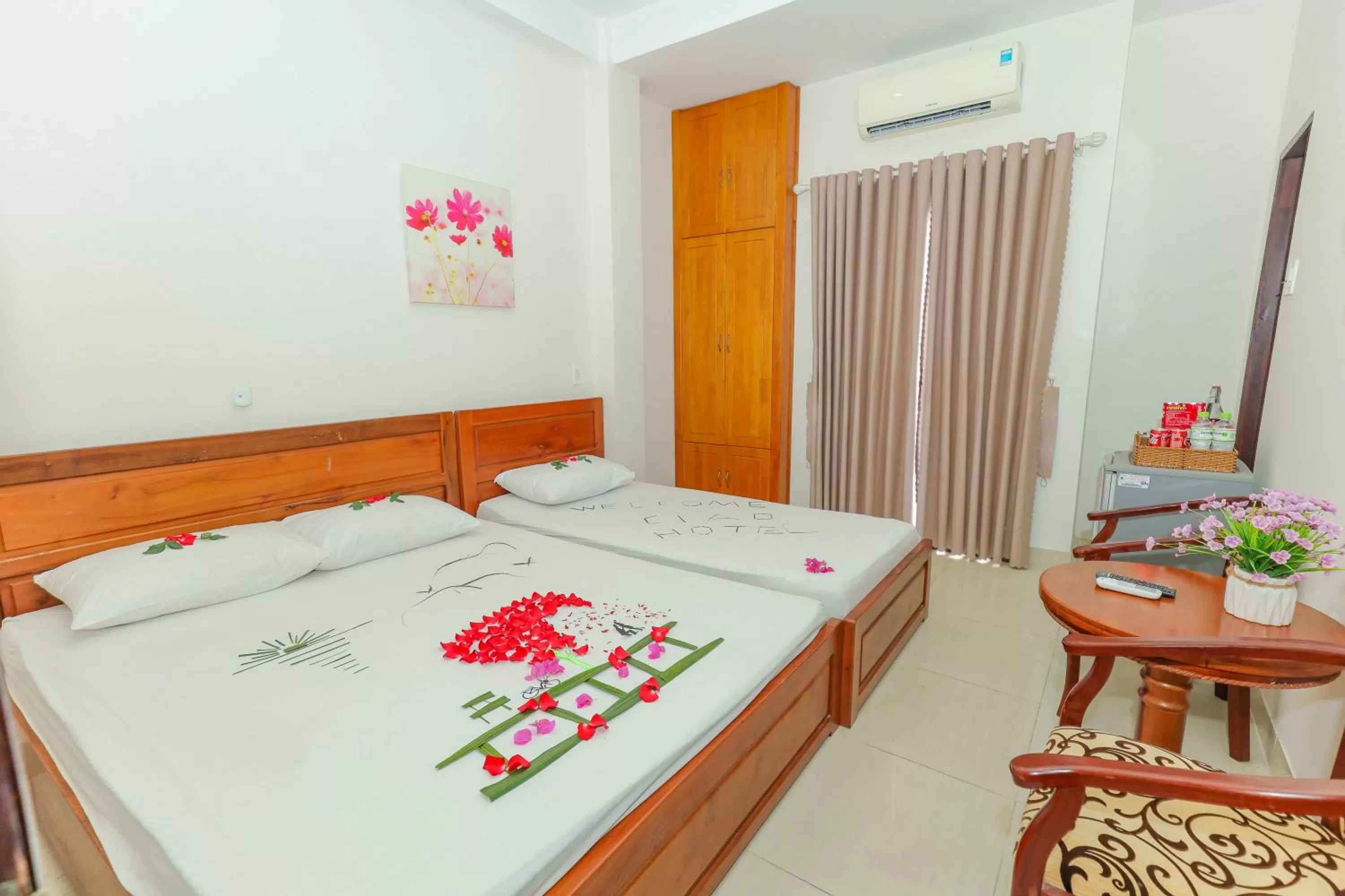 Bed in Ciao Hồng Phúc Hotel