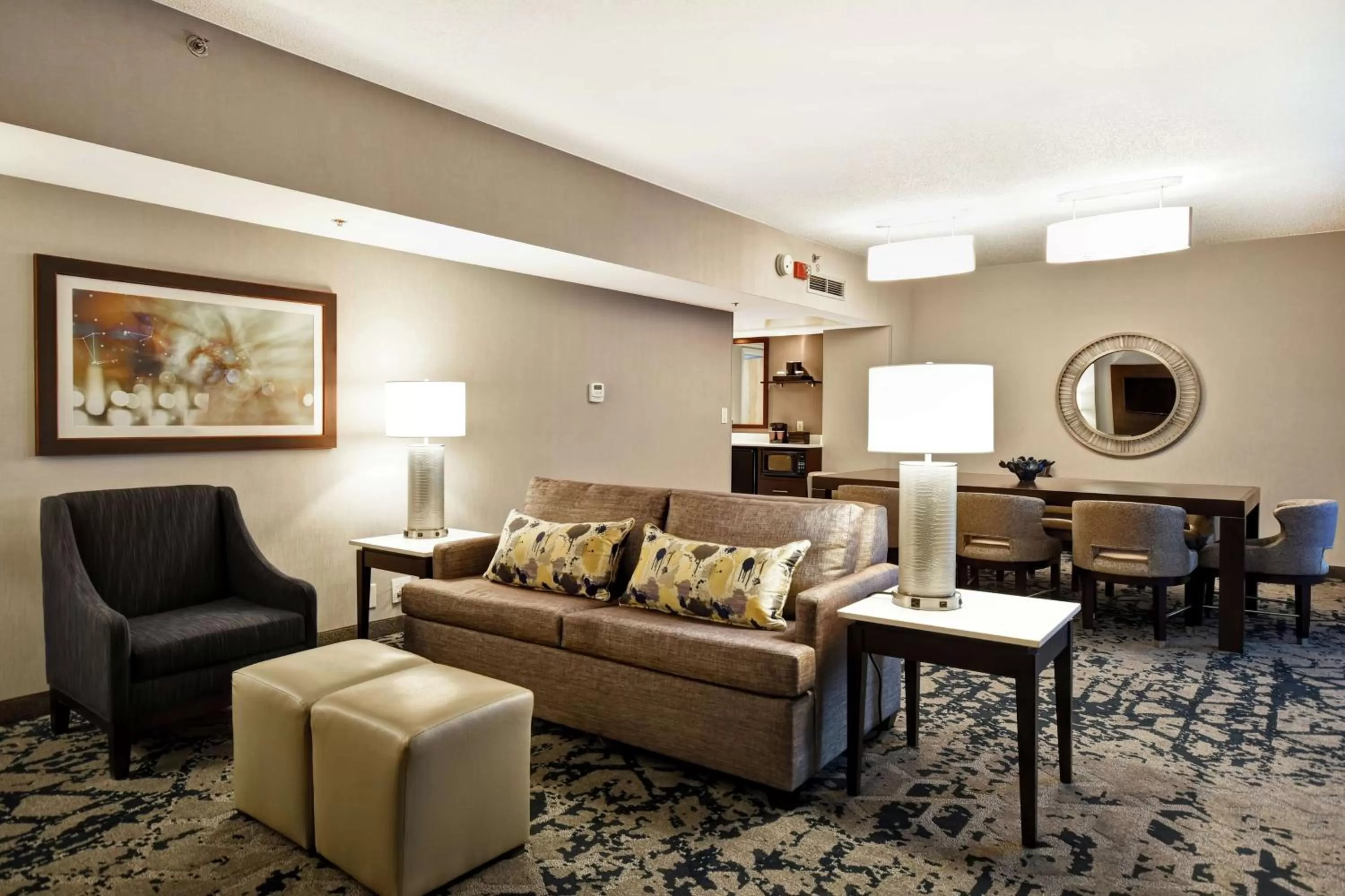 Living room in Embassy Suites by Hilton Raleigh Durham Research Triangle