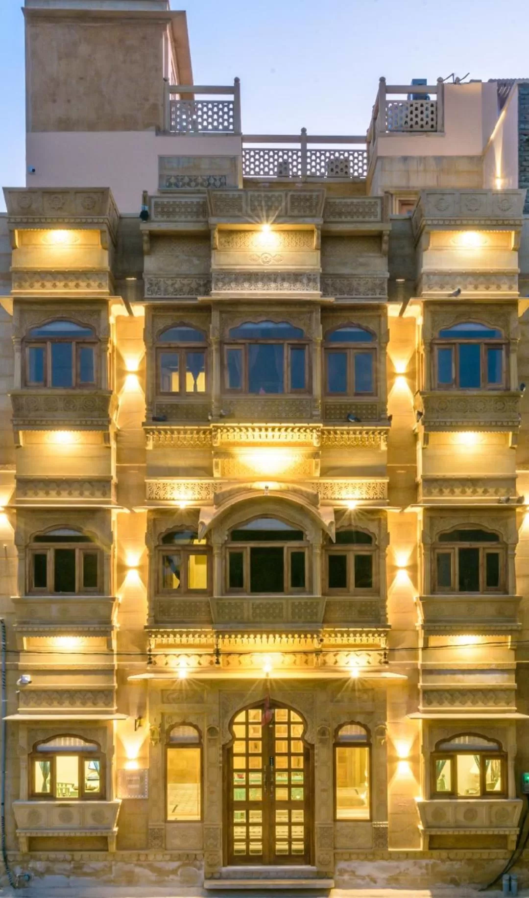 Property building in Hotel Jasmin Haveli