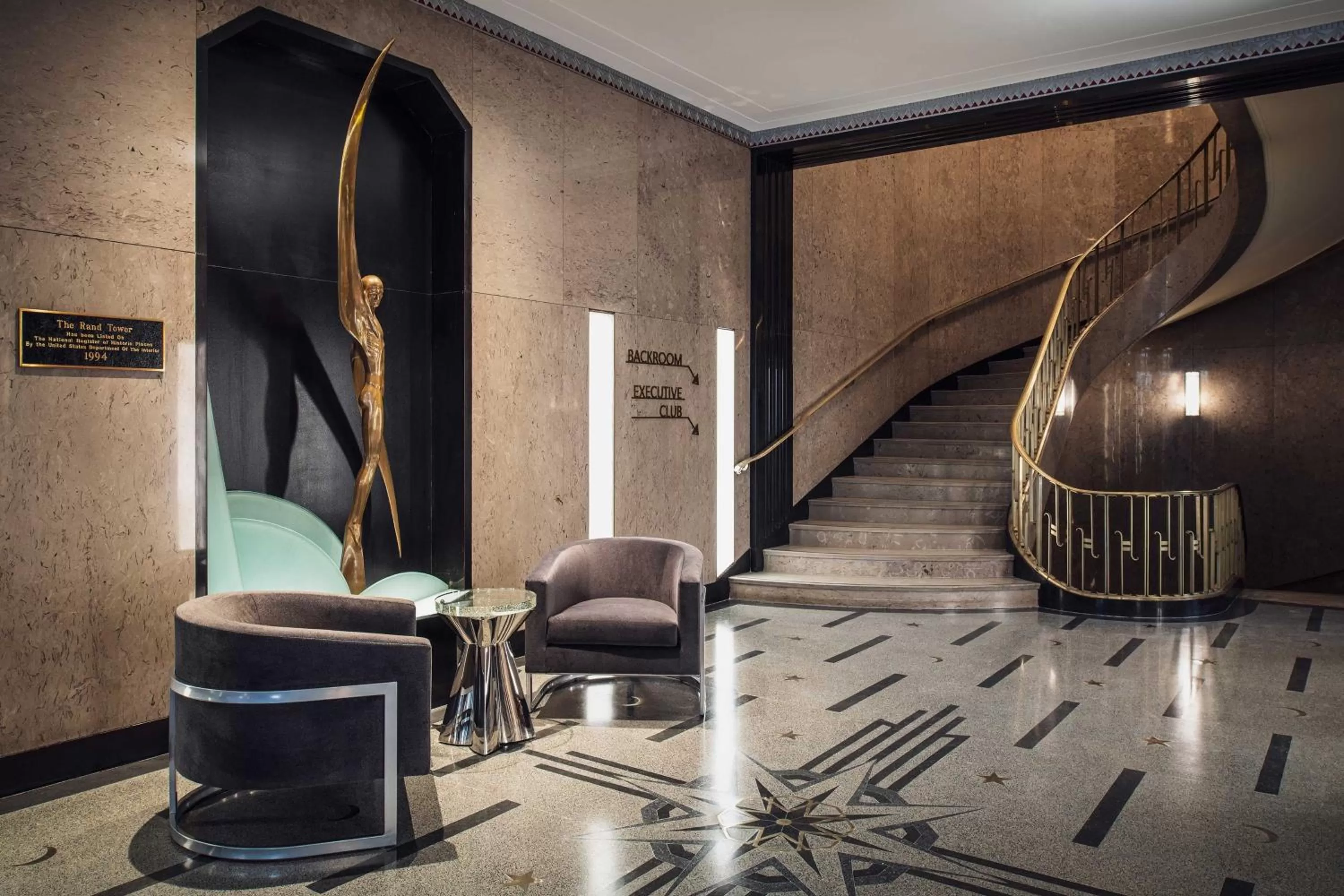 Lobby or reception in Rand Tower Hotel, Minneapolis, a Tribute Portfolio Hotel