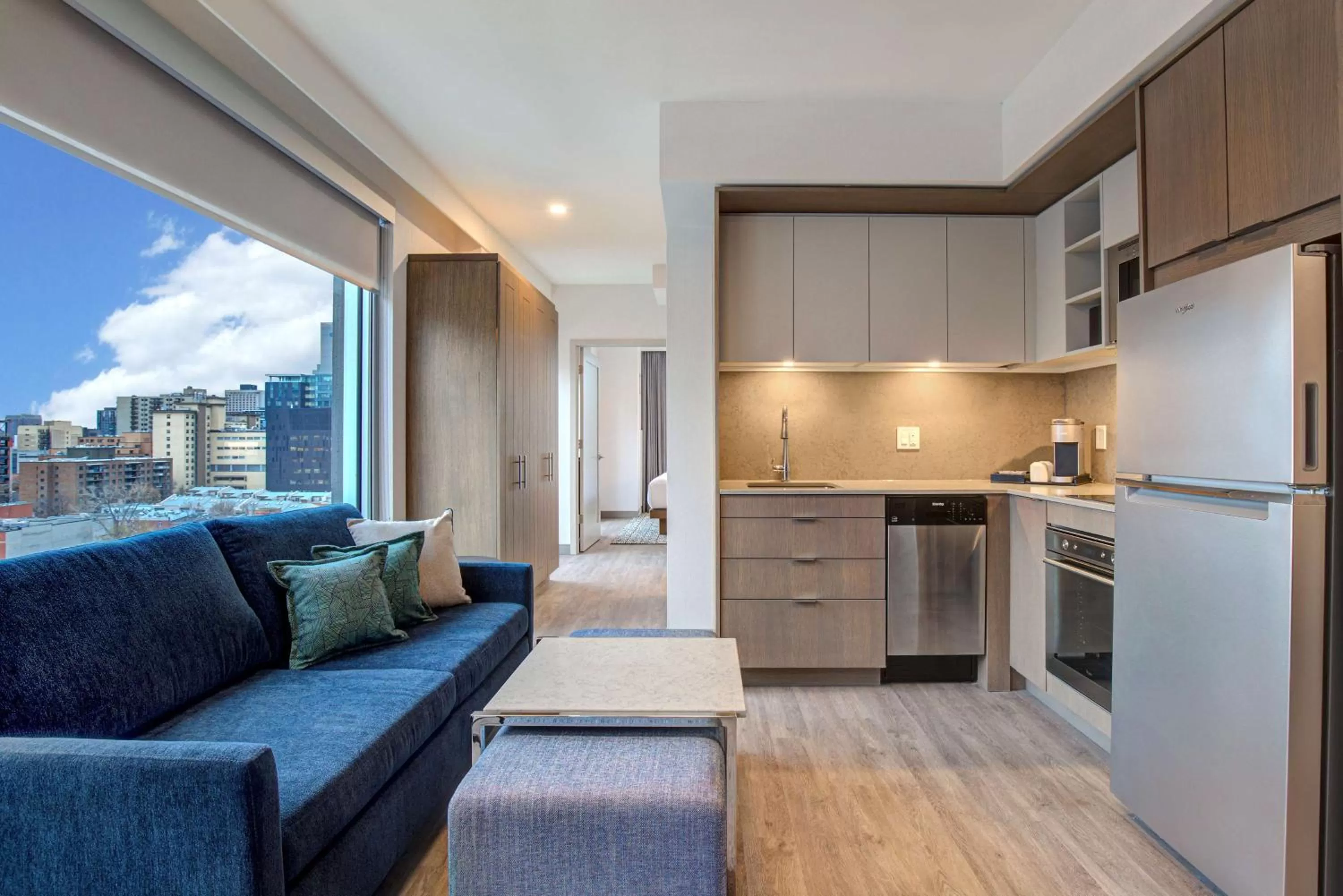 Kitchen or kitchenette in Homewood Suites By Hilton Montreal Downtown