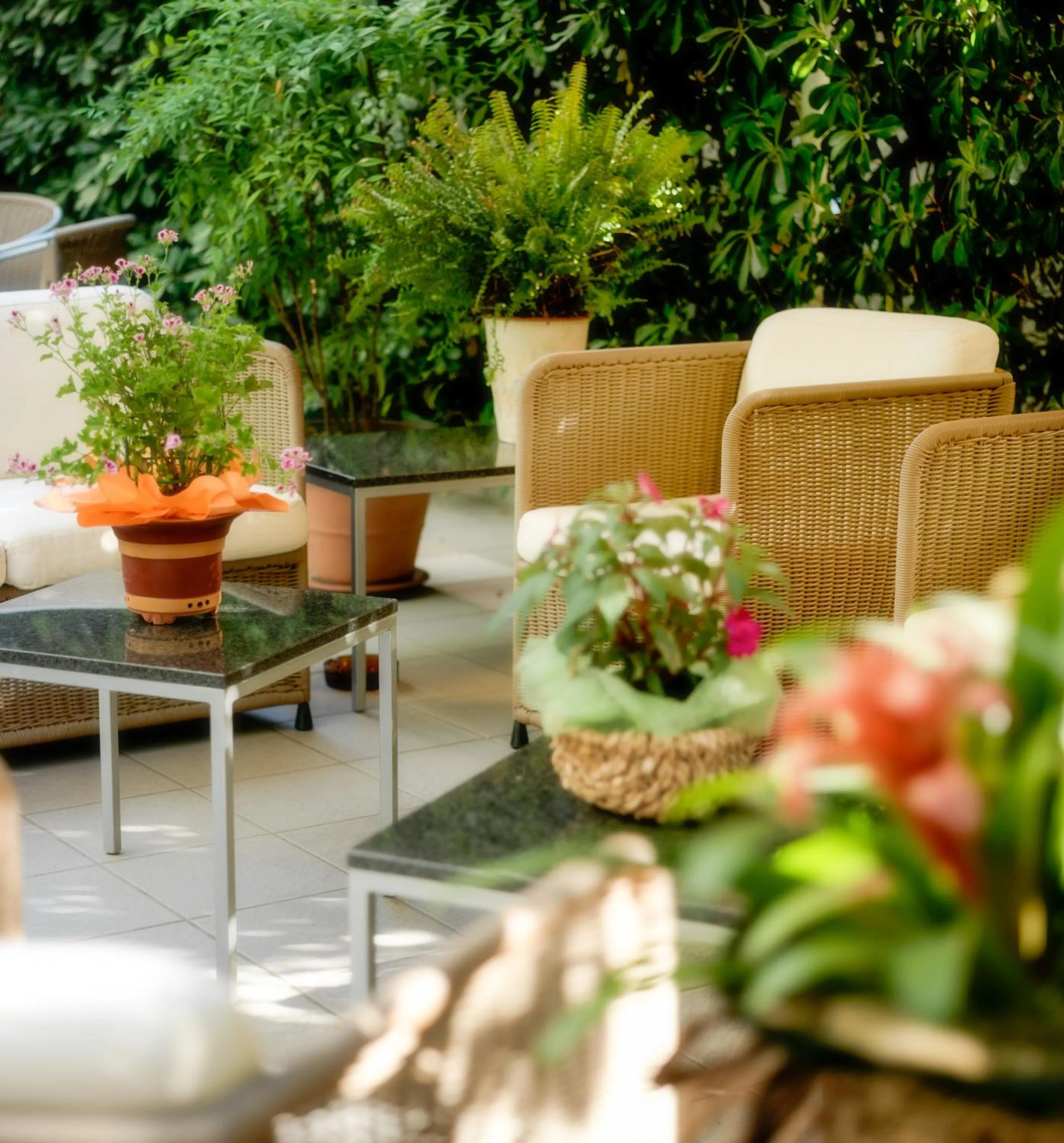 Patio in ACasaMia WelcHome Hotel