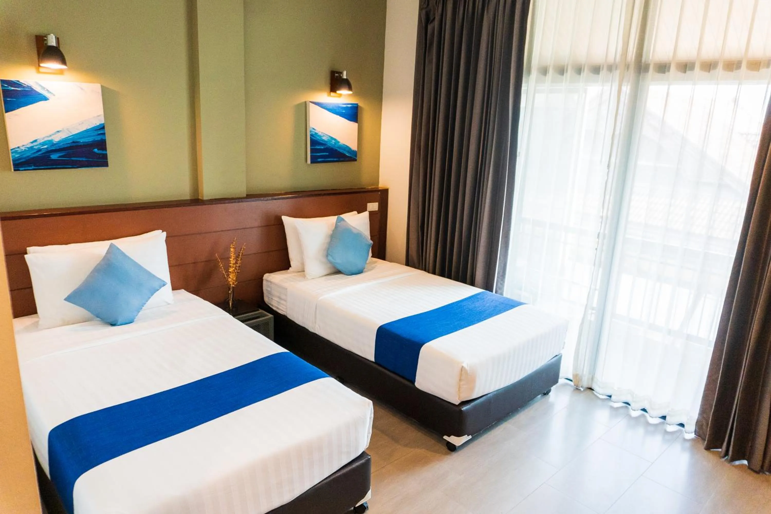 Bed in Wealth Boutique Hotel Chiang Mai