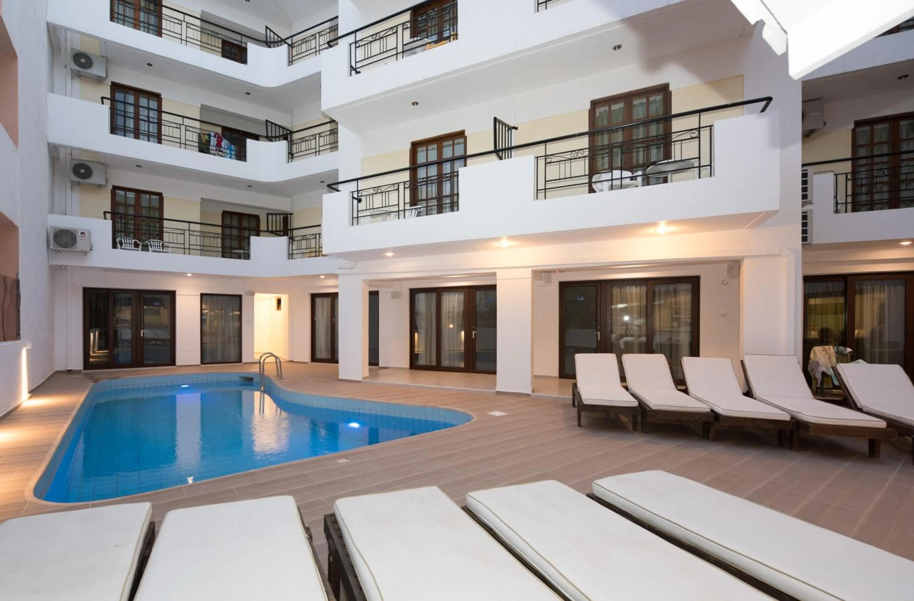 Swimming pool in Artemis Hotel Apartments
