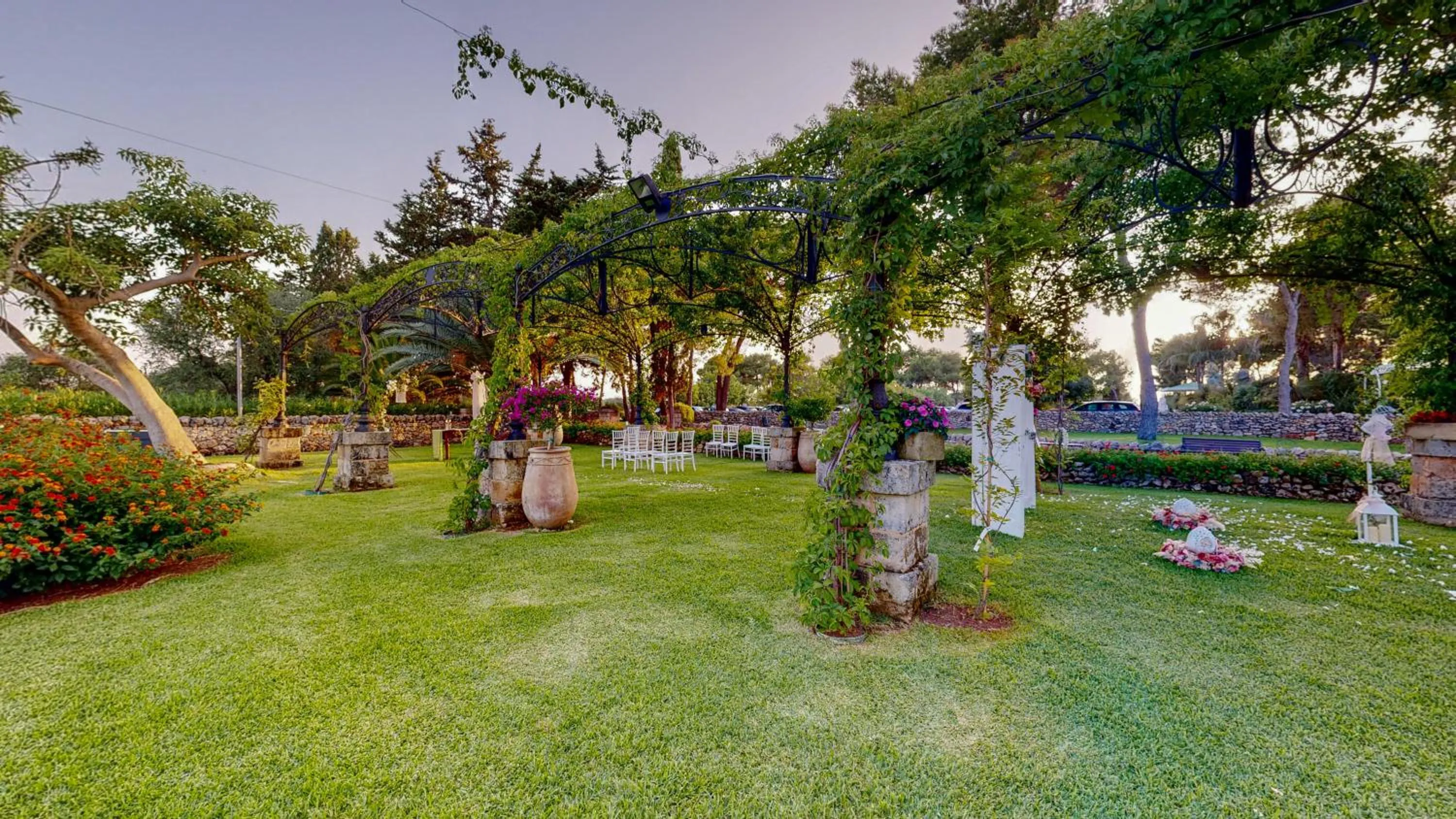 Garden in Relais Reggia Domizia